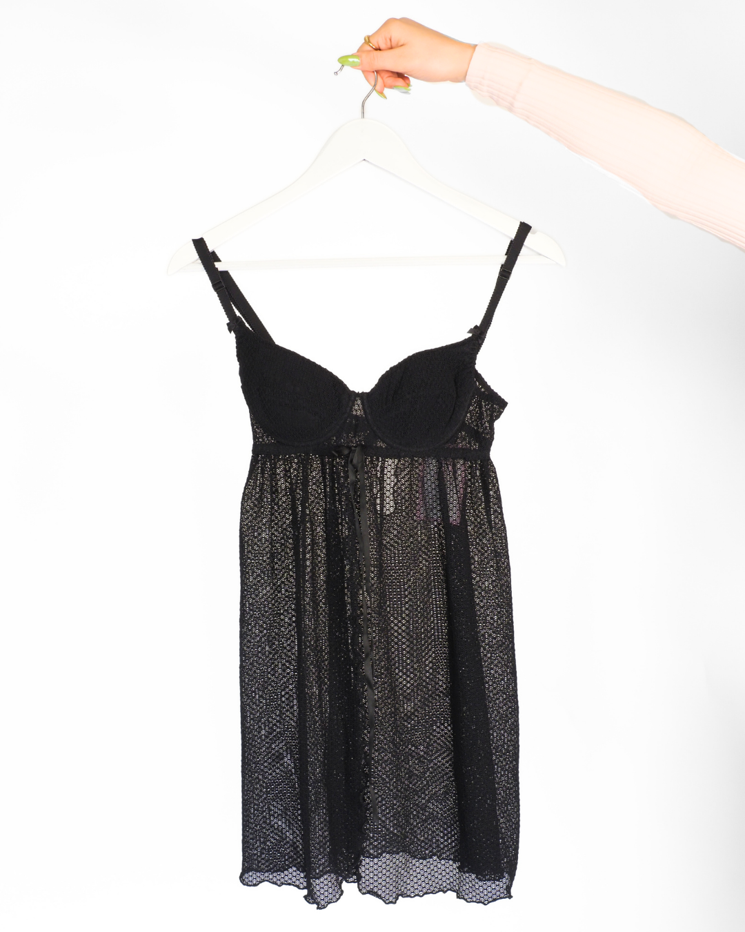 Sheer Black Babydoll Lingerie Top – Admira