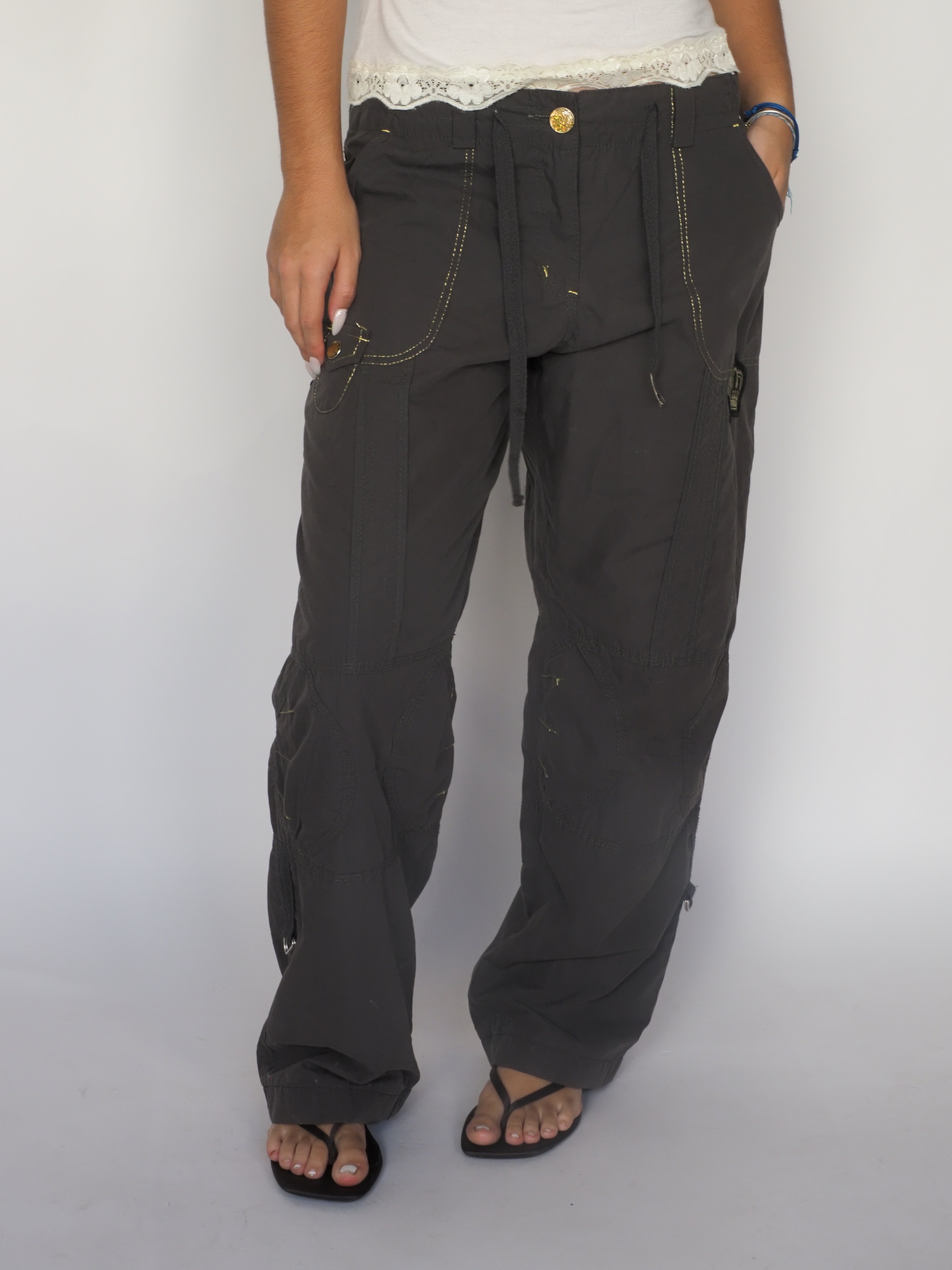 Black Utility Cargo Pants – Six Fitness