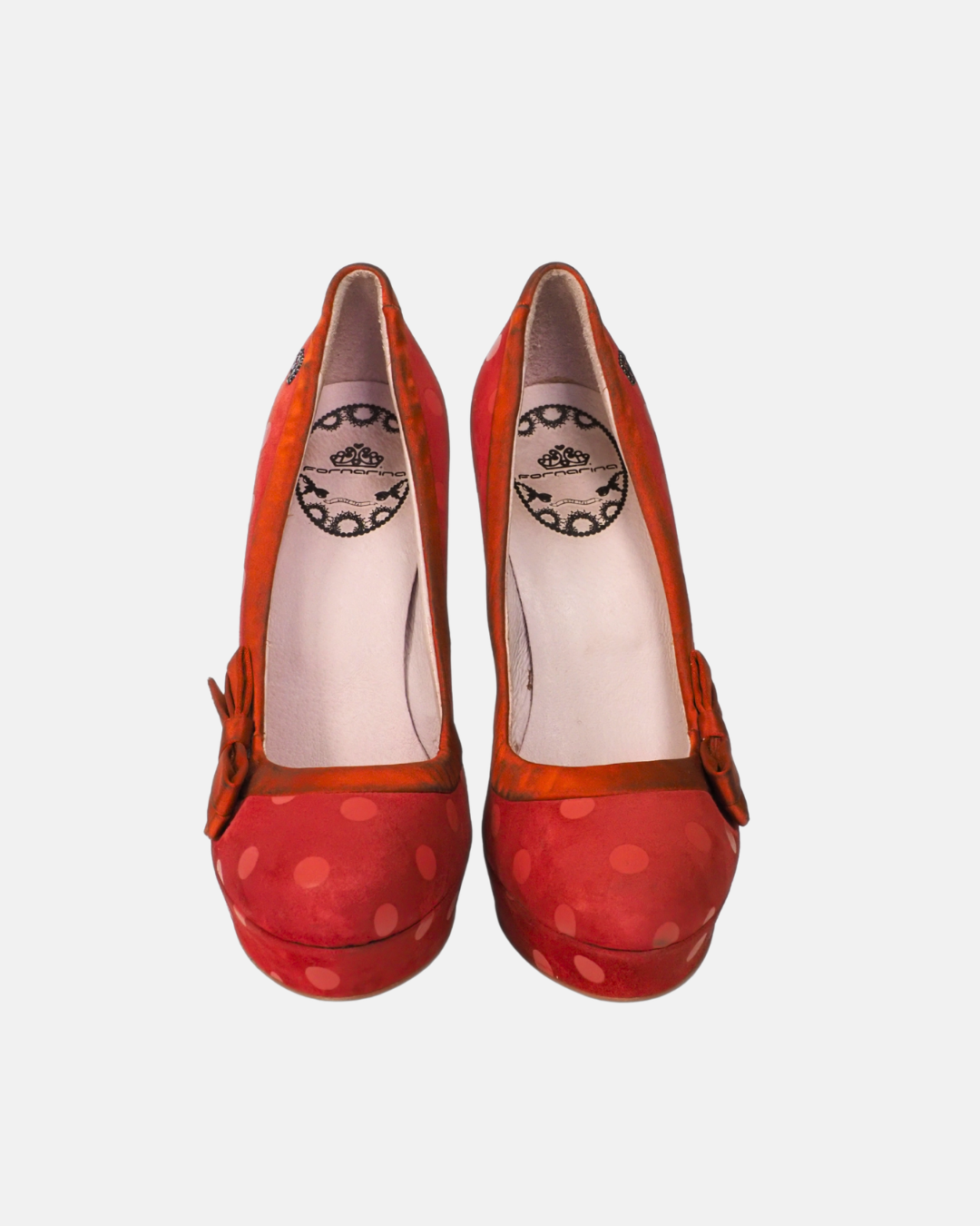 Coquette Polka Dot Platform Pumps