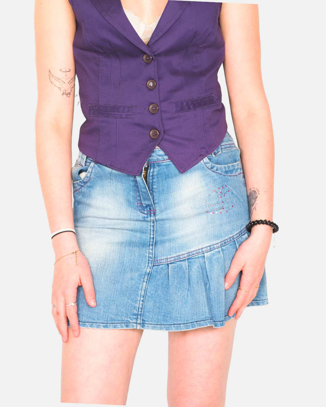 Y2K Tailored Waistcoat Vest