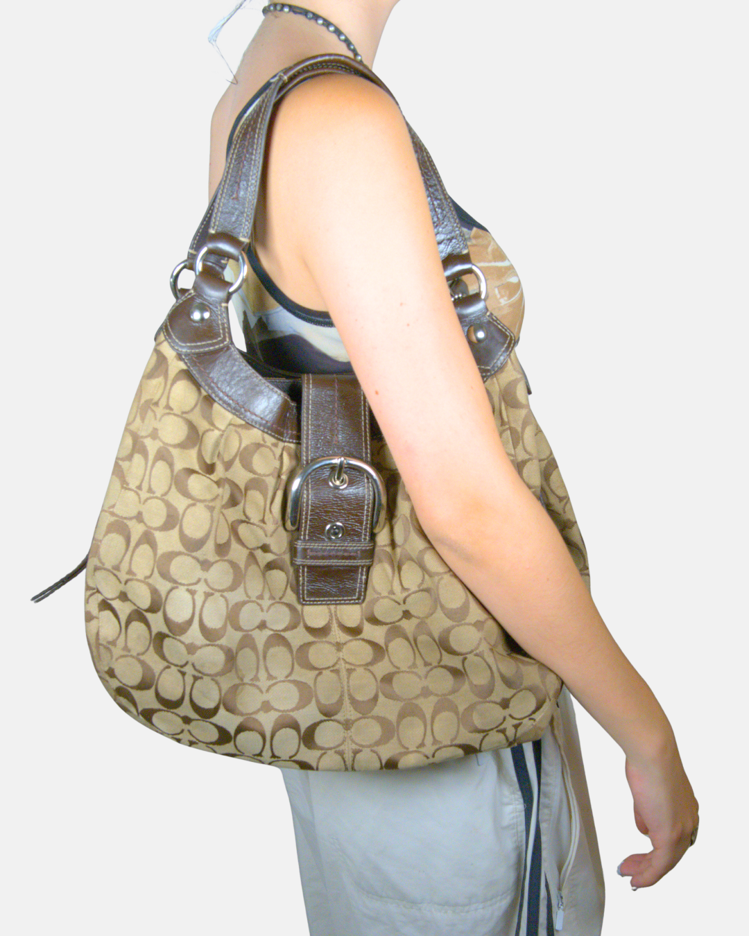 Coach Signature Lynn Soho Hobo Bag