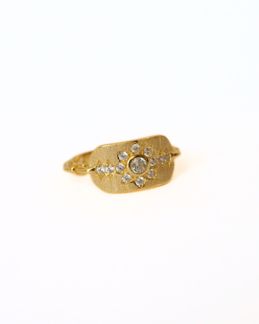 The Gold Petal Plated Ring