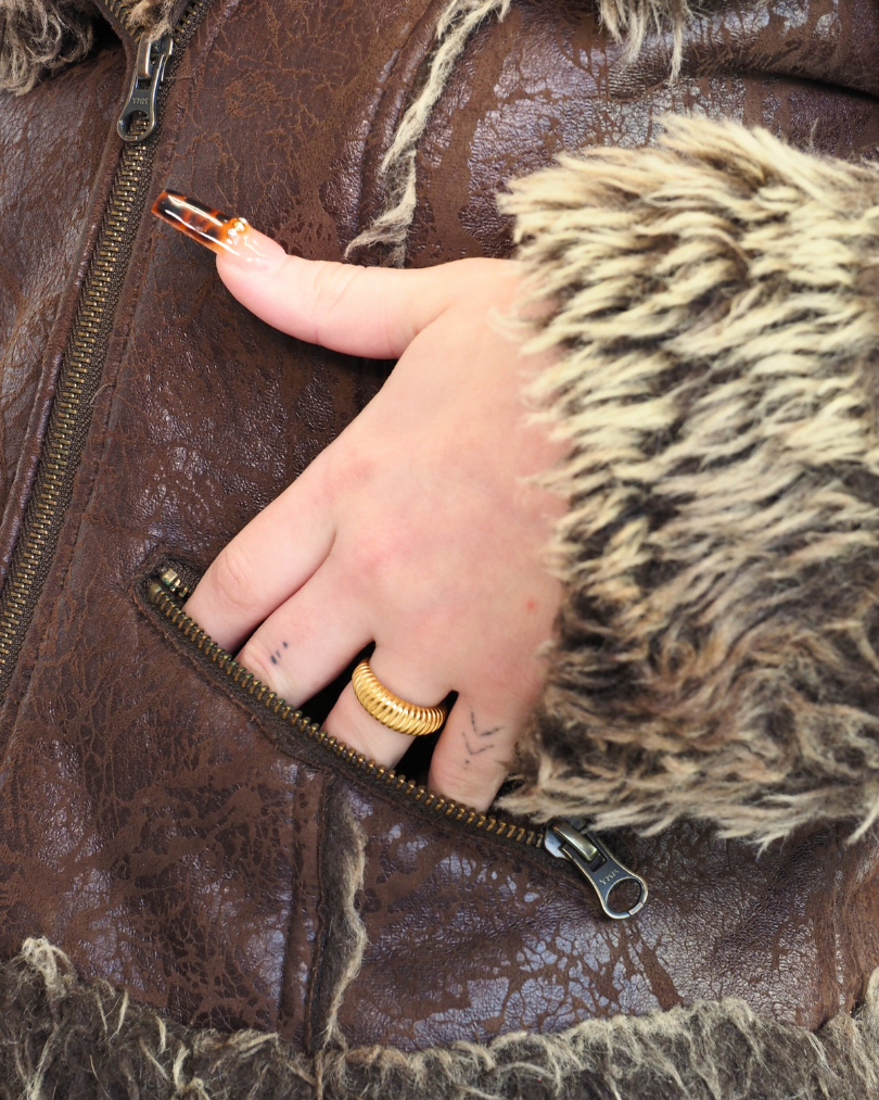 The Sylvie Ring in Gold