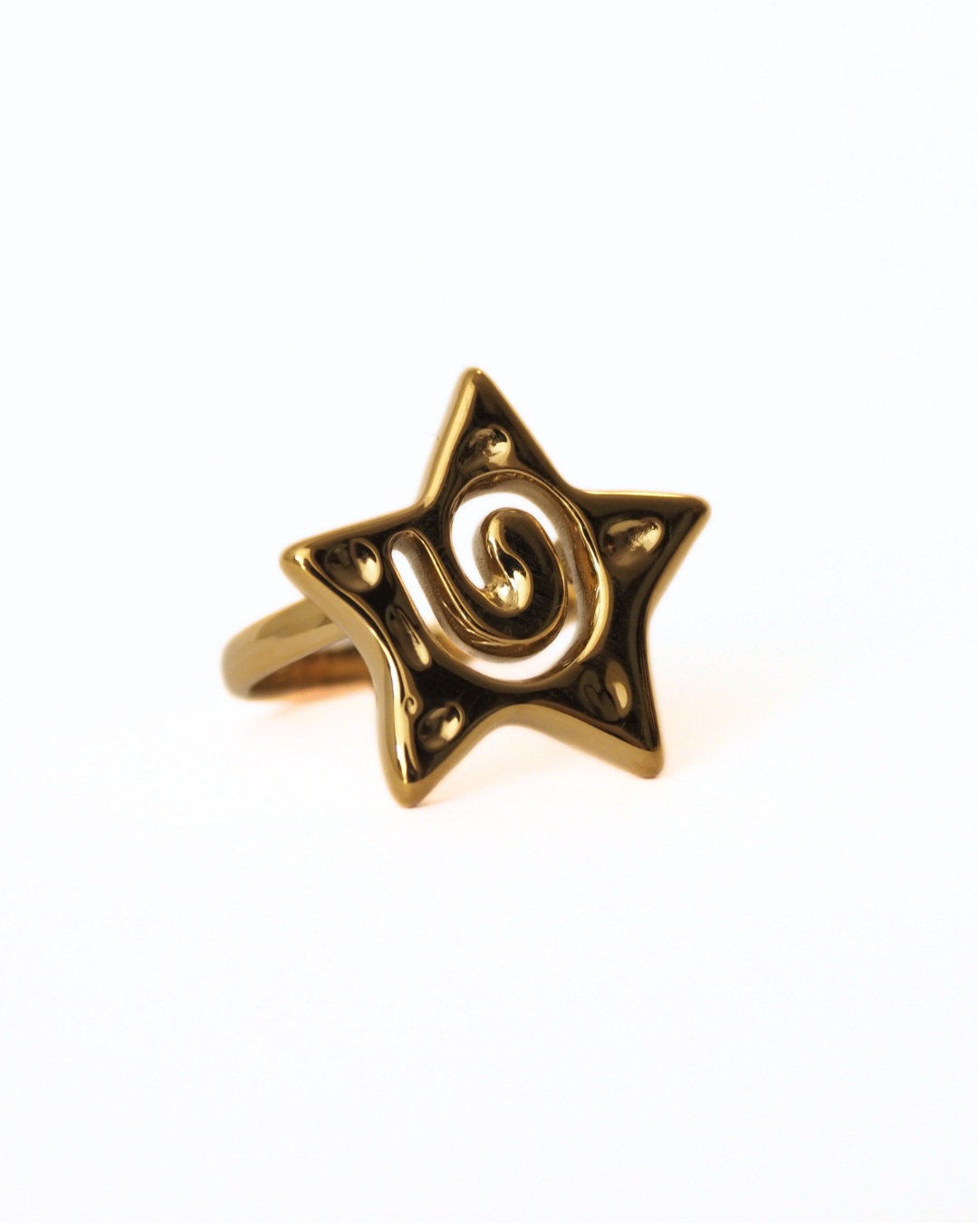The Arabelle Spiral Star Ring