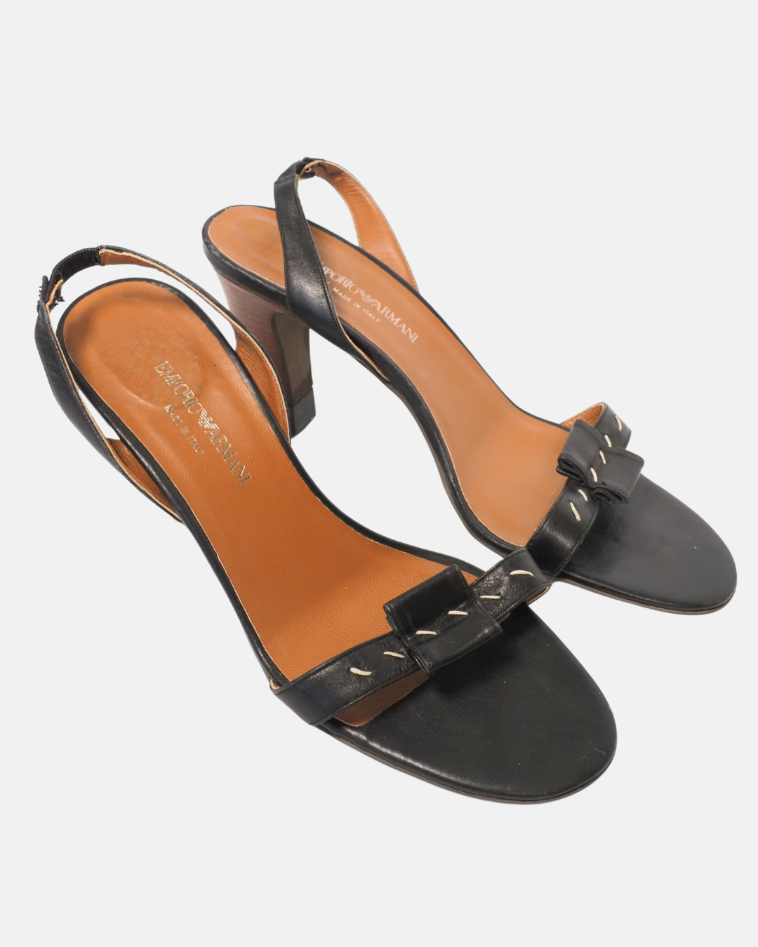 Emporio Armani black heels