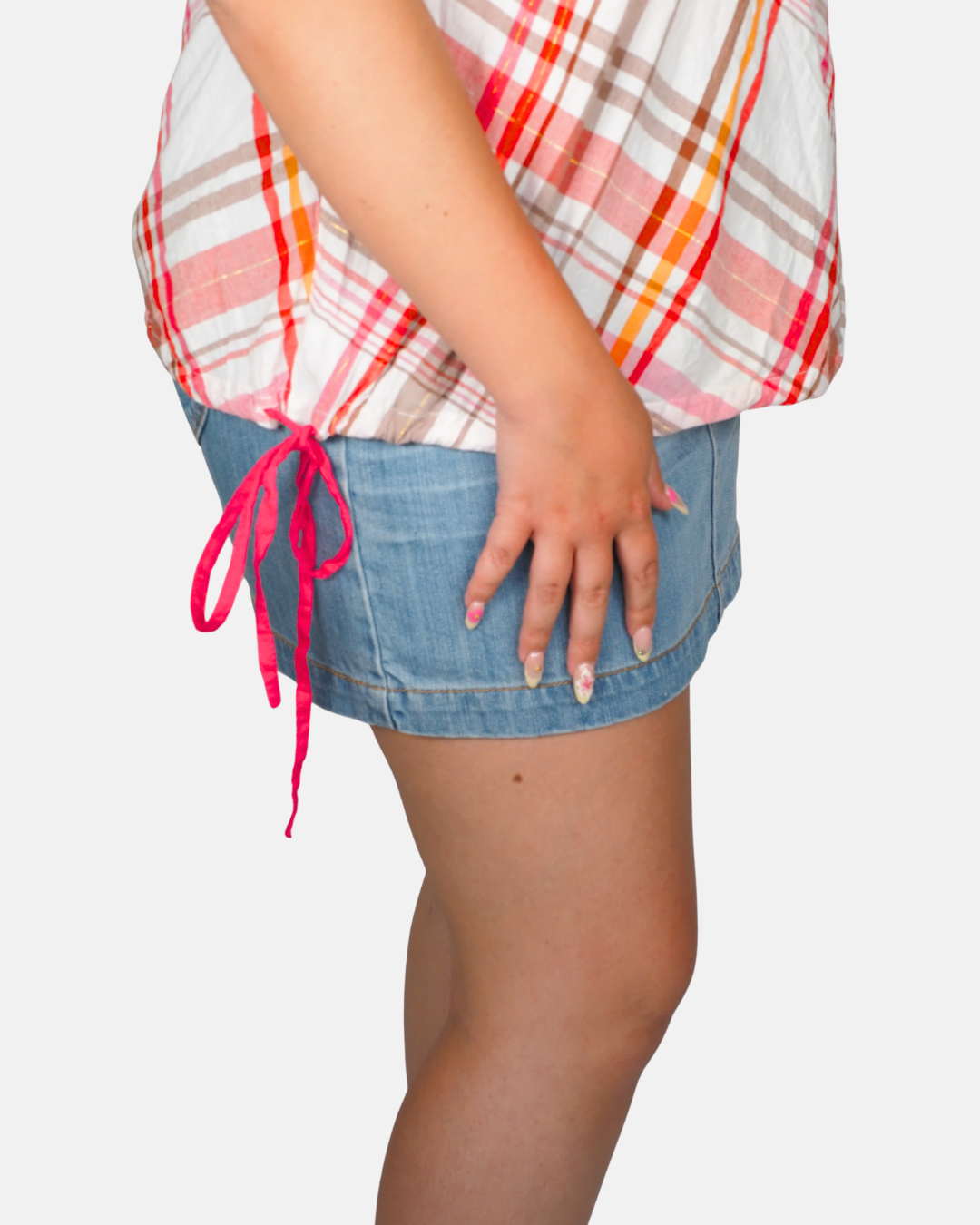 Protest Plaid Halterneck Top