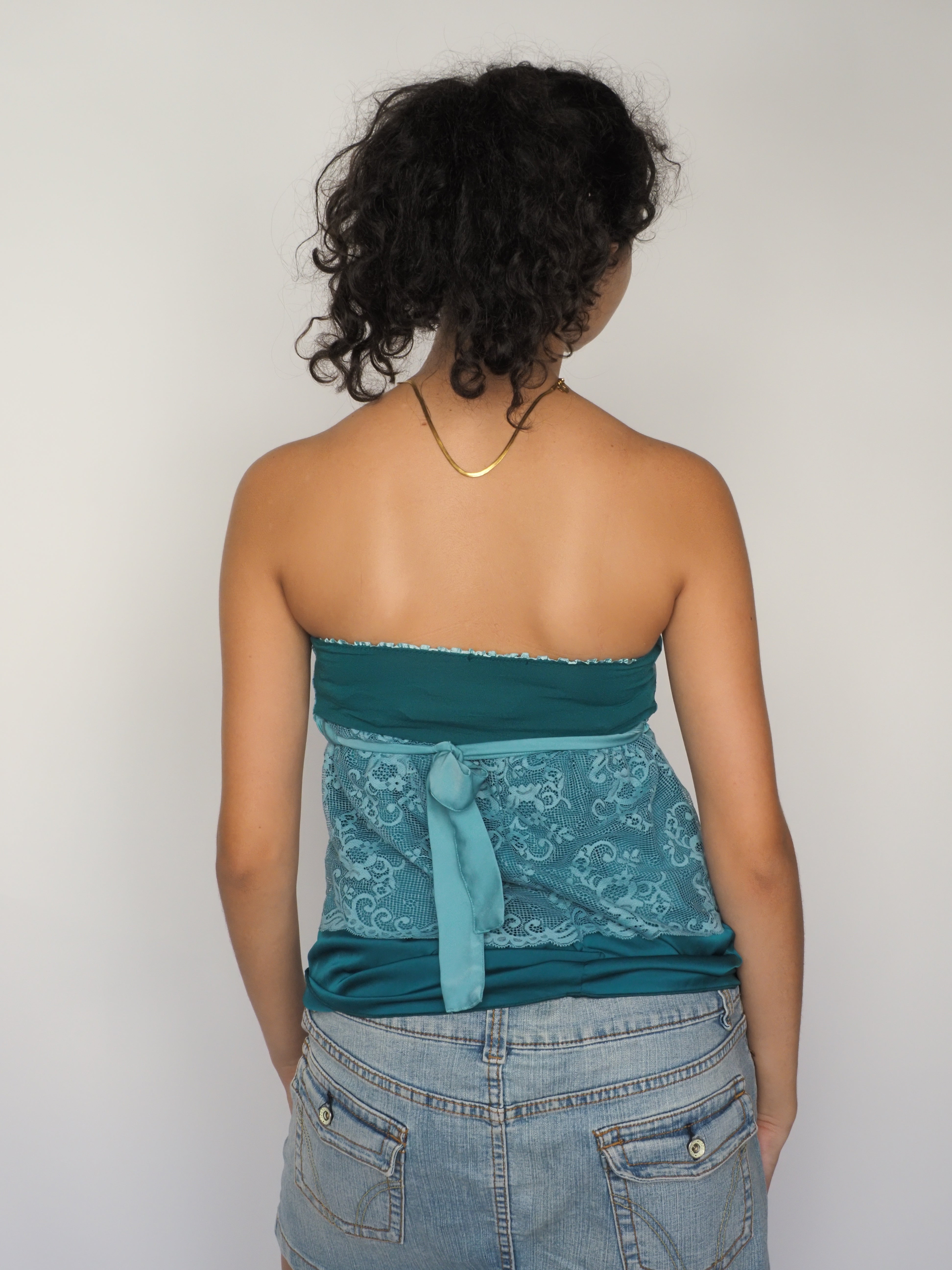 Teal Lace Strapless Lingerie Top – Intimissimi
