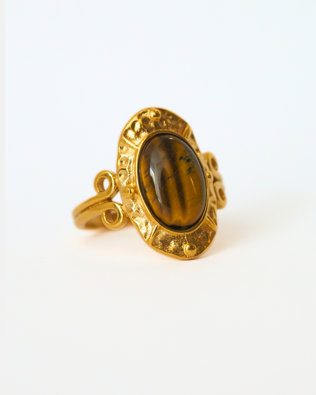 The Fawnslight Tigers Eye Ring