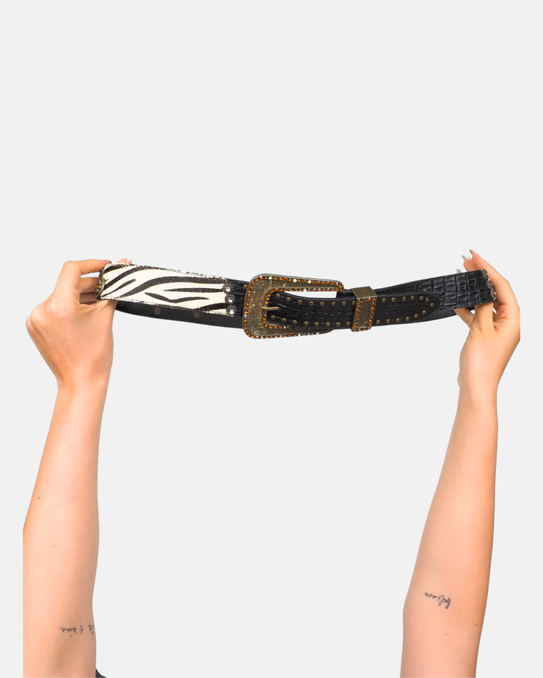 Y2K Western Glam Statement Belt