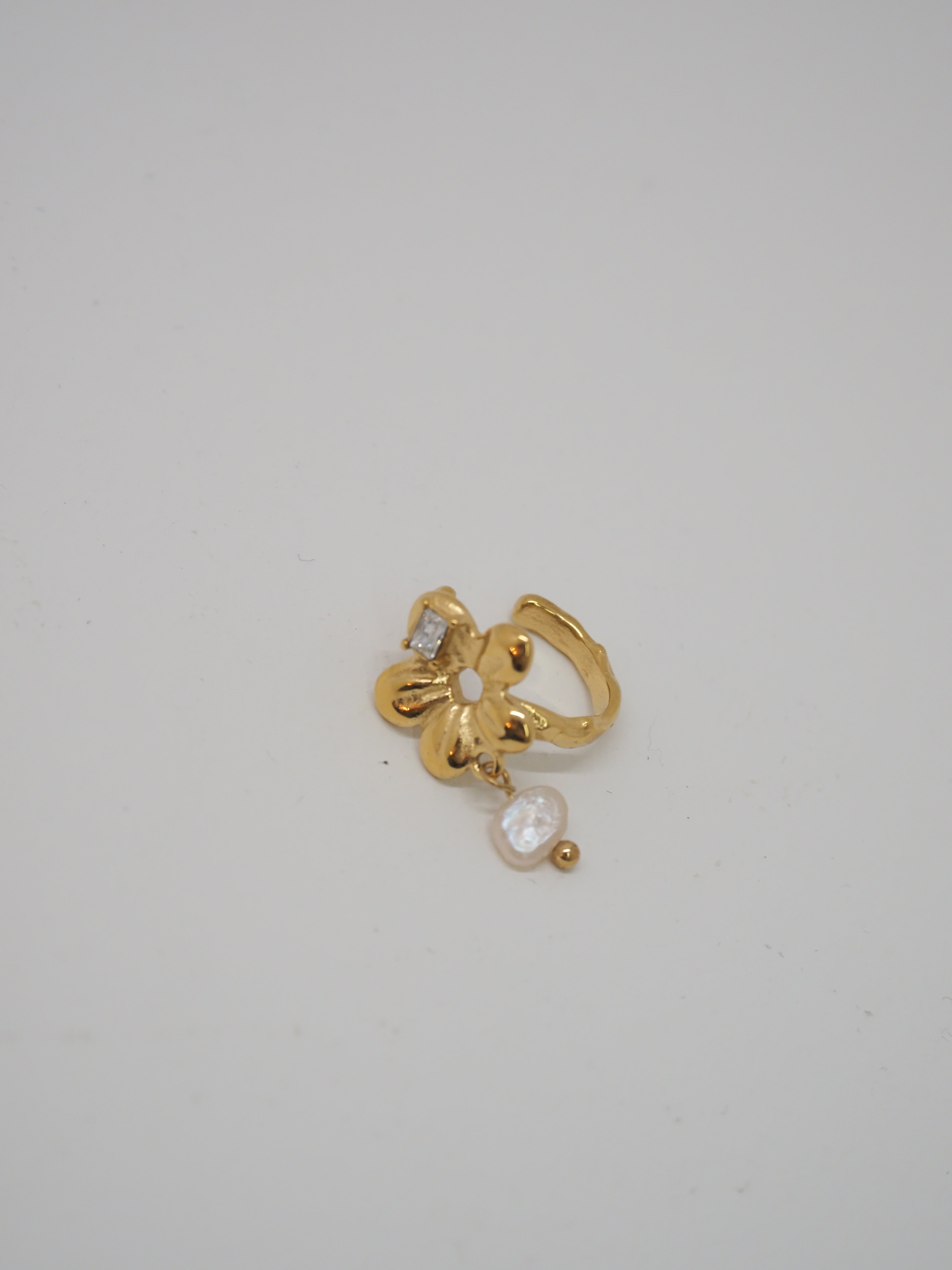 Iserae Pearl Drop Hoop