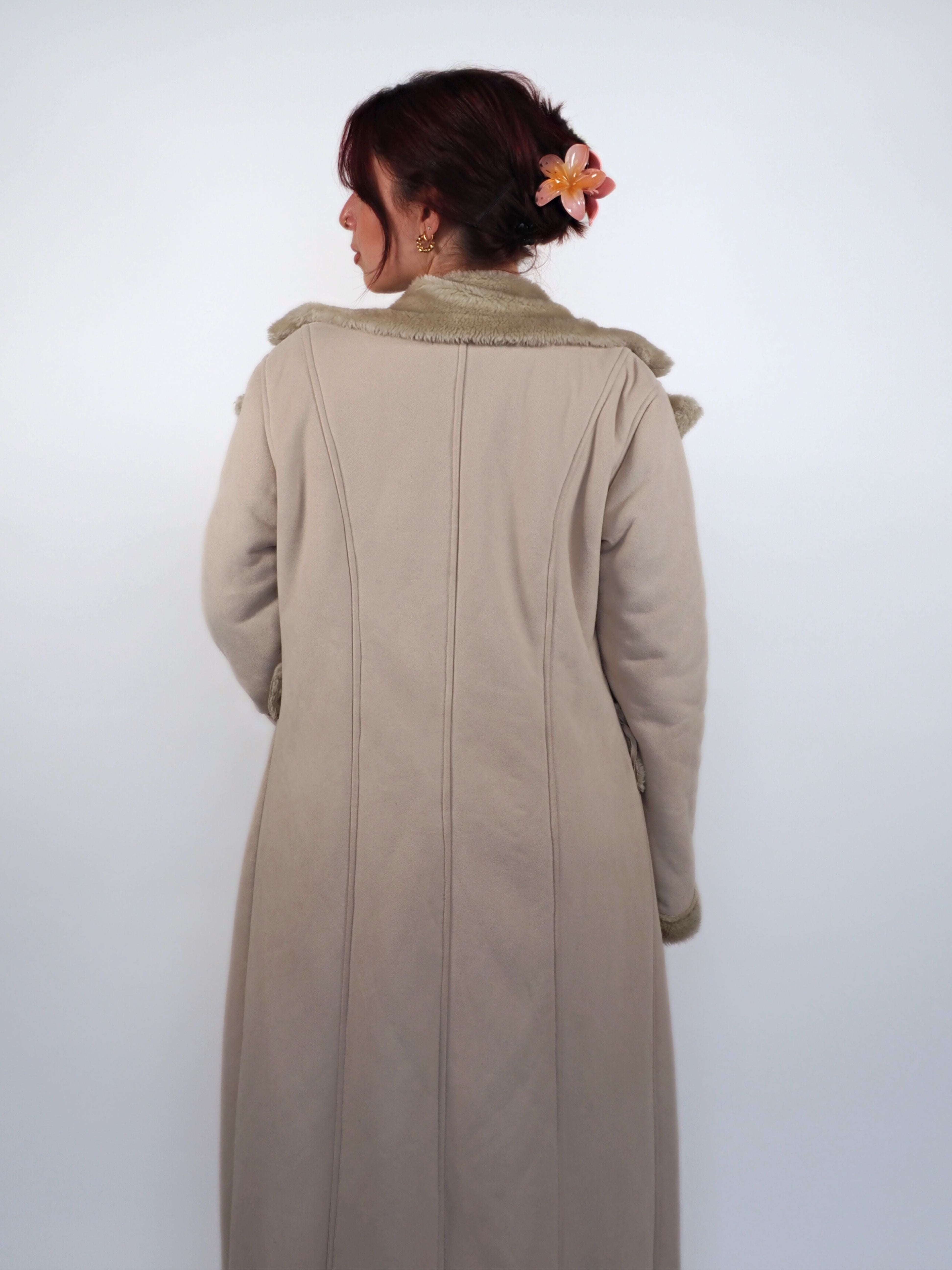 Vintage Last Woman - Sin of Seduction Long Beige Coat