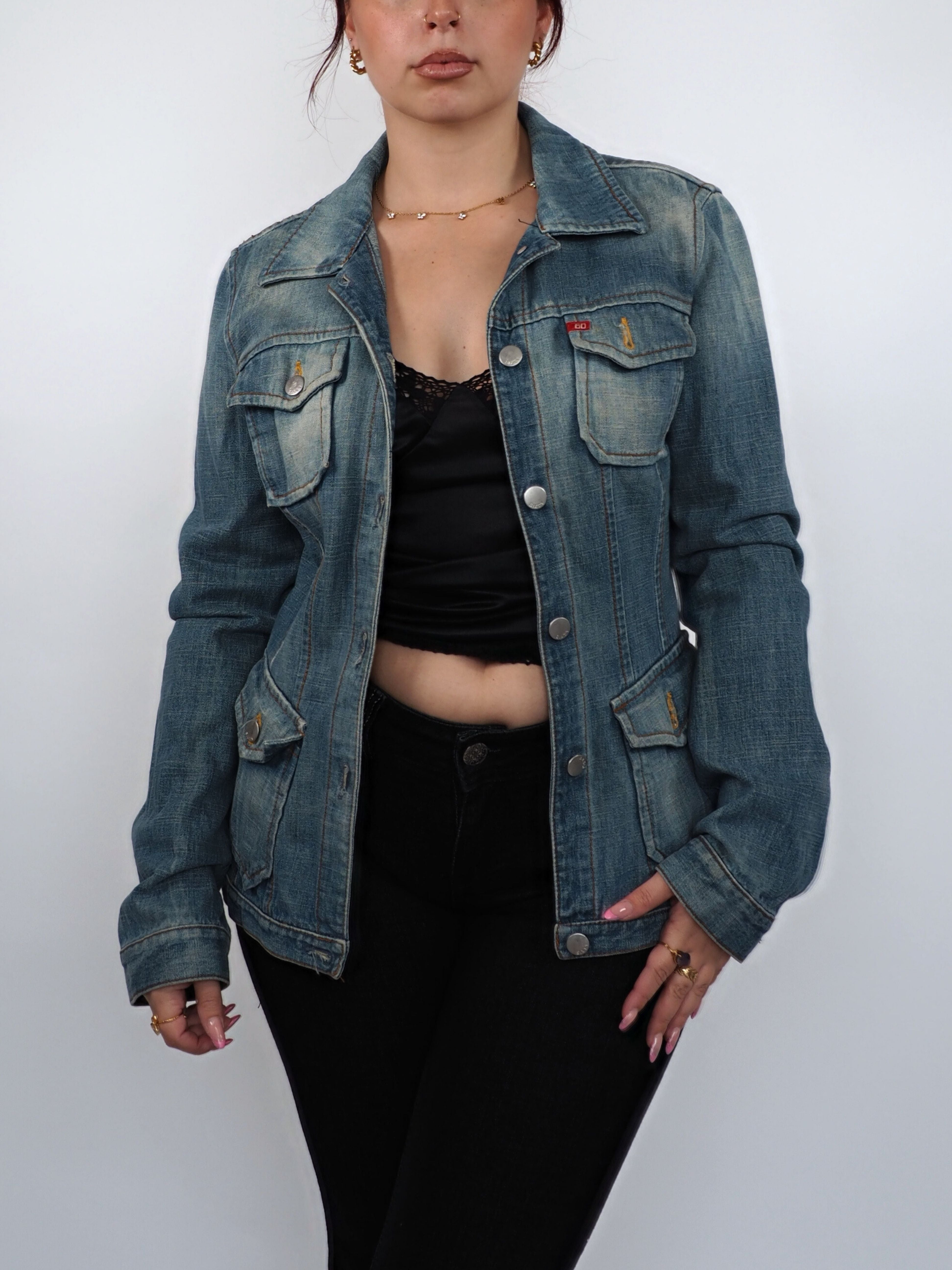 Cool Vintage Y2K Miss Sixty Denim Jacket