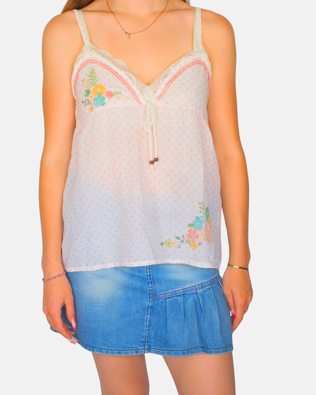 Épate Floral Lace Cami Top