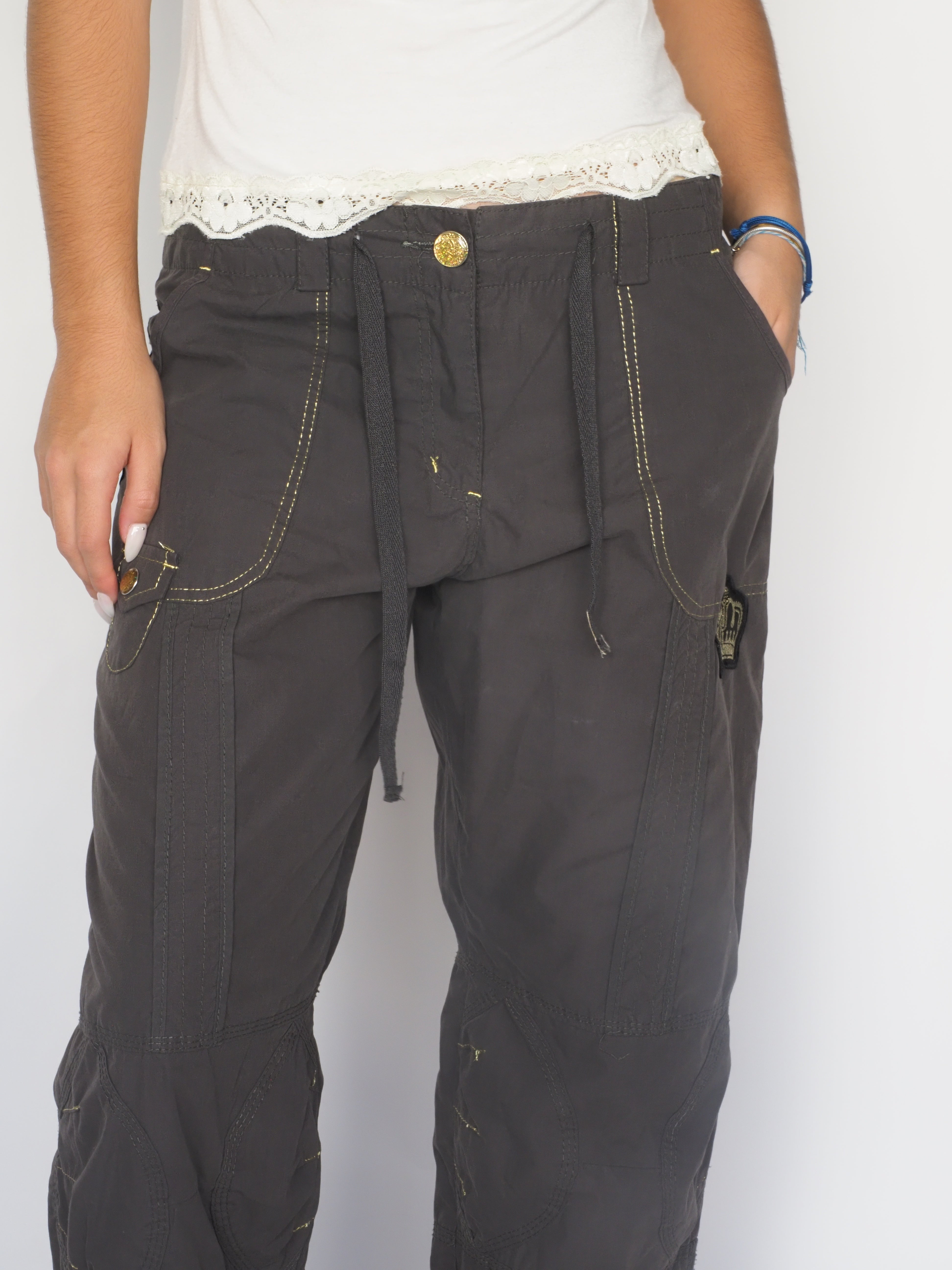 Black Utility Cargo Pants – Six Fitness