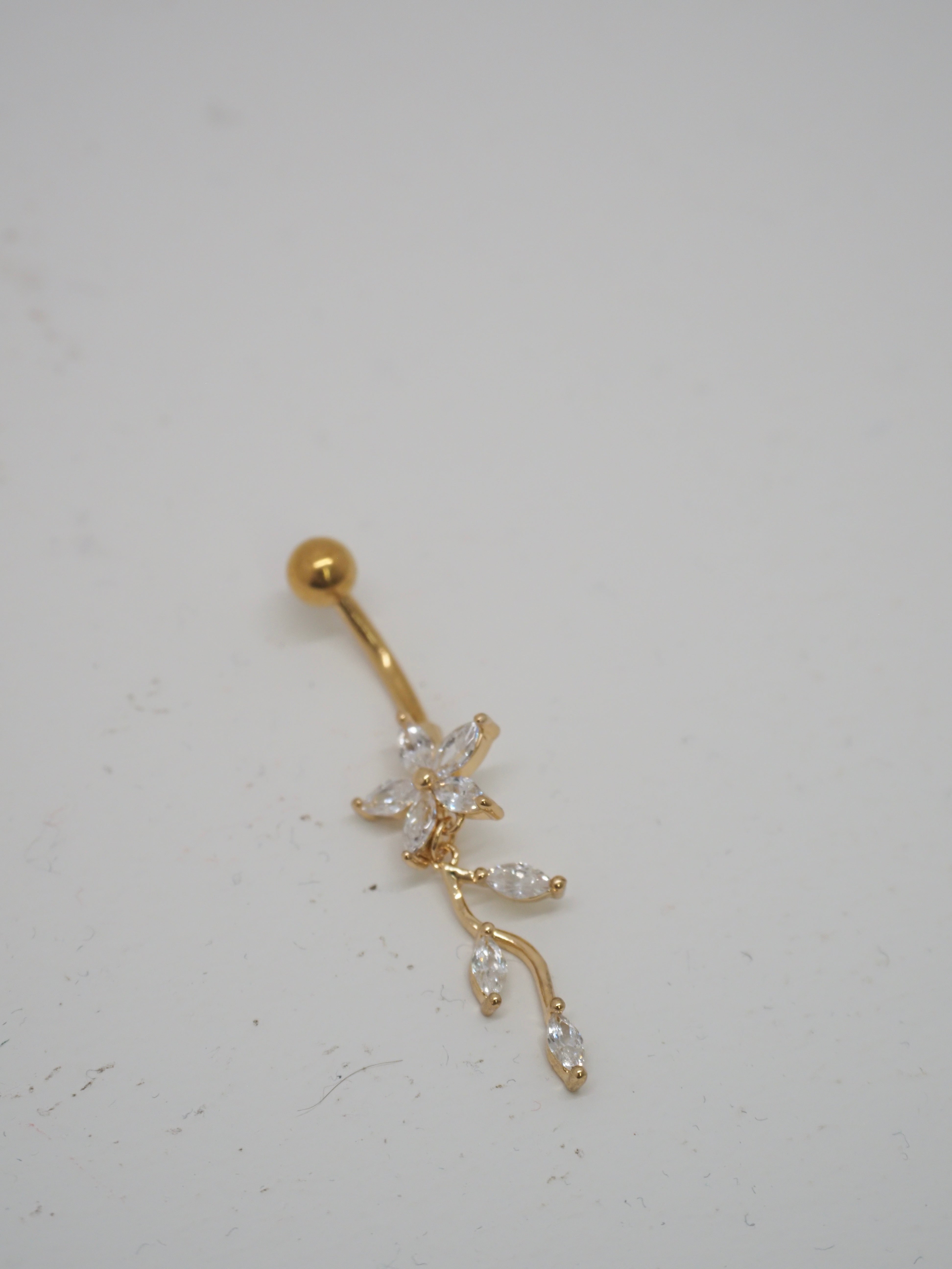 Zelthira Crystal Belly Ring