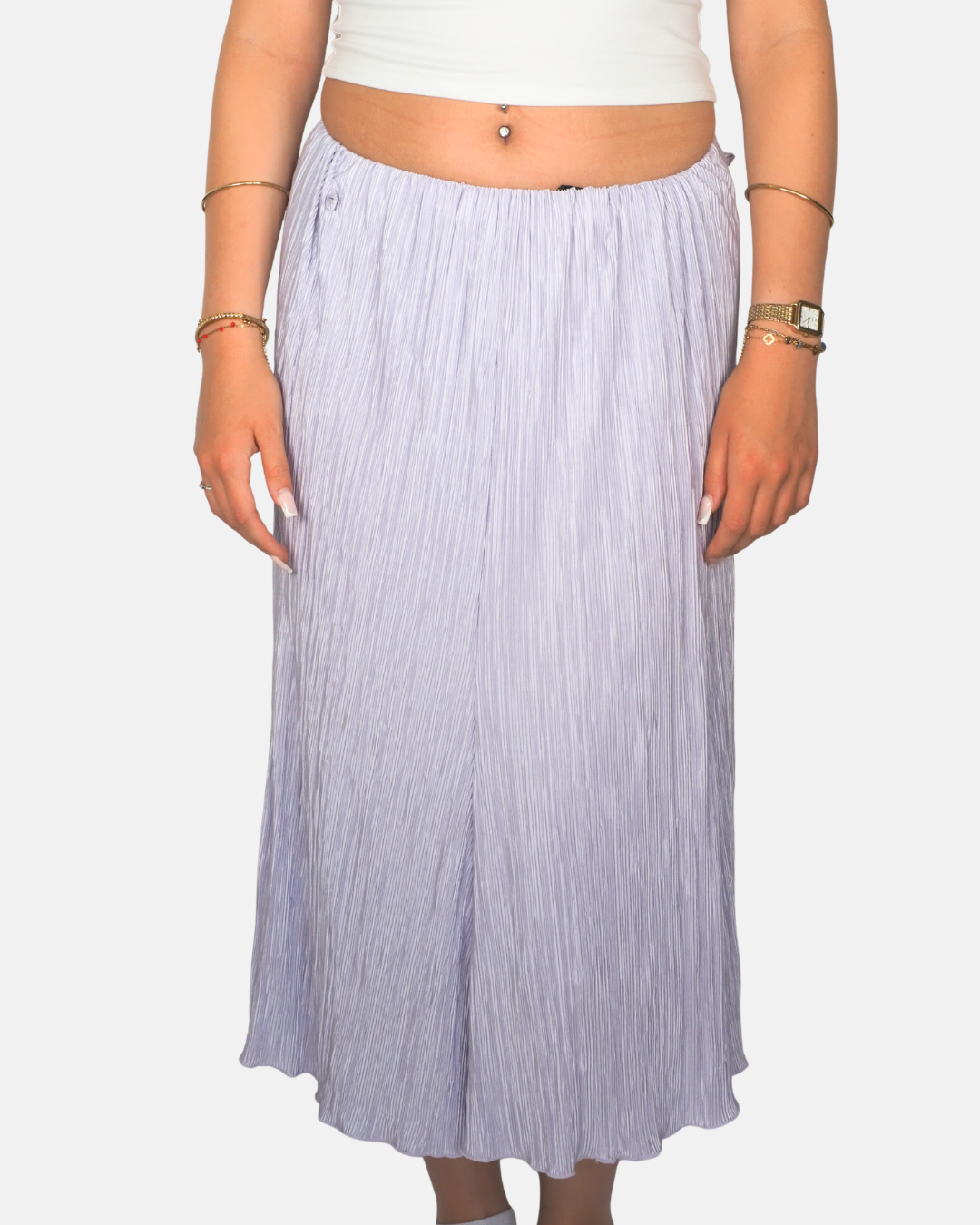 Forever by Michael Gold Crinkle Maxi Skirt
