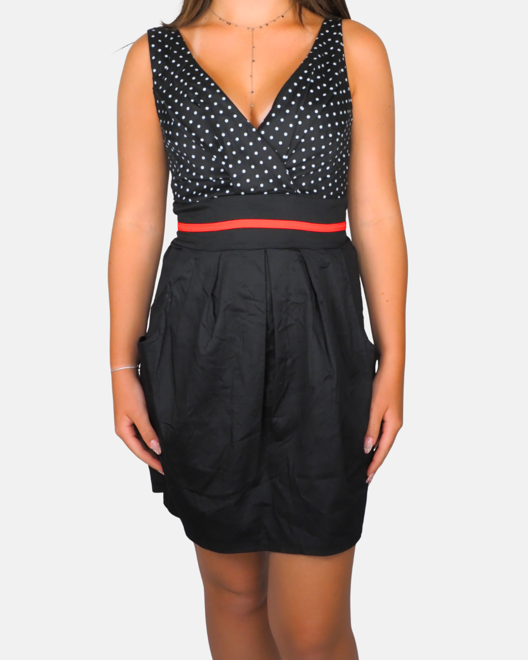 Vintage Polka Dot Fit & Flare Dress