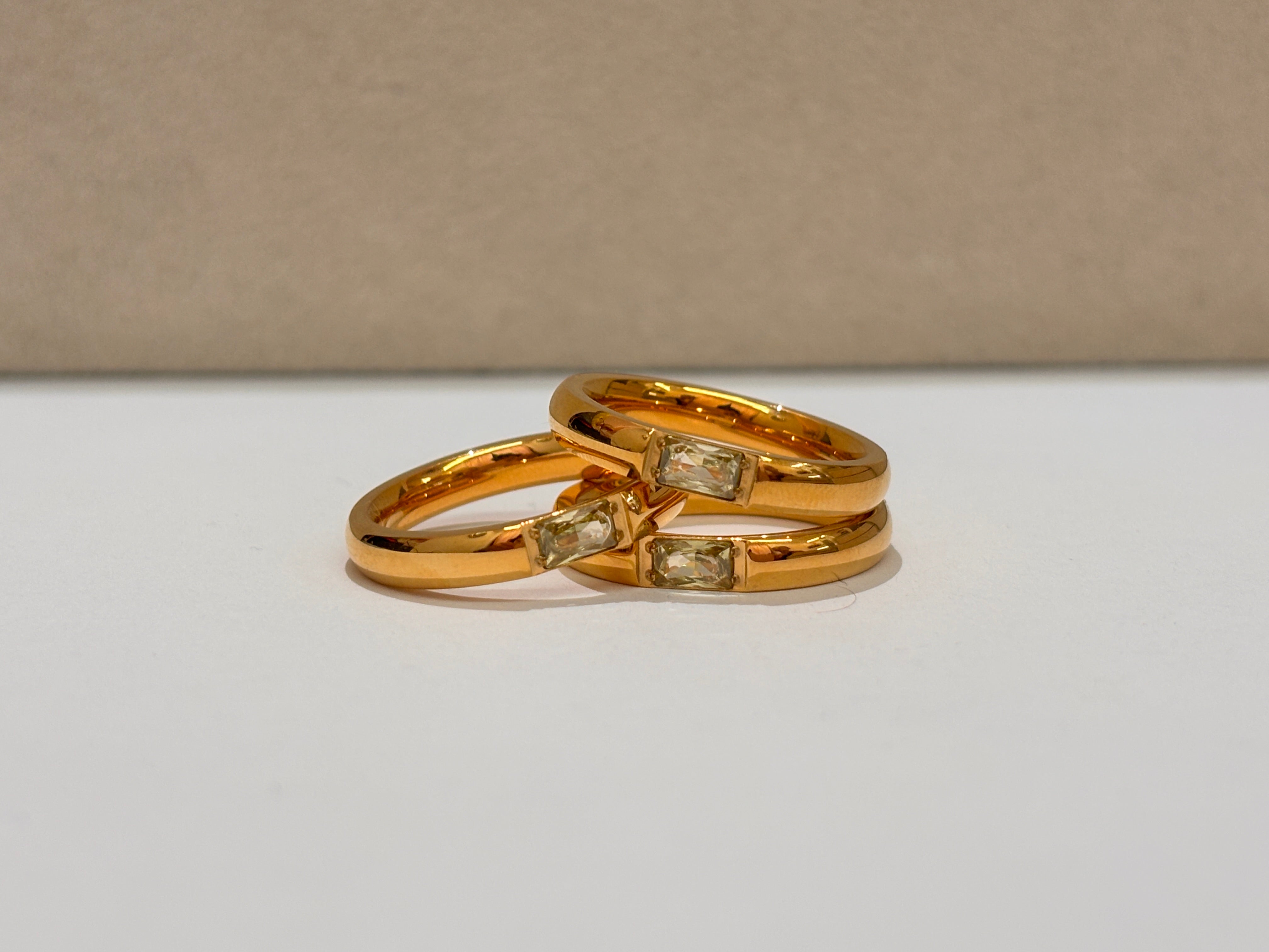 Light Green Colorful Ring