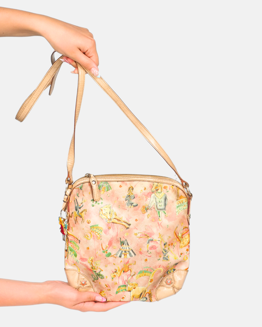 Fairycore Illustrated Print Shoulder Bag