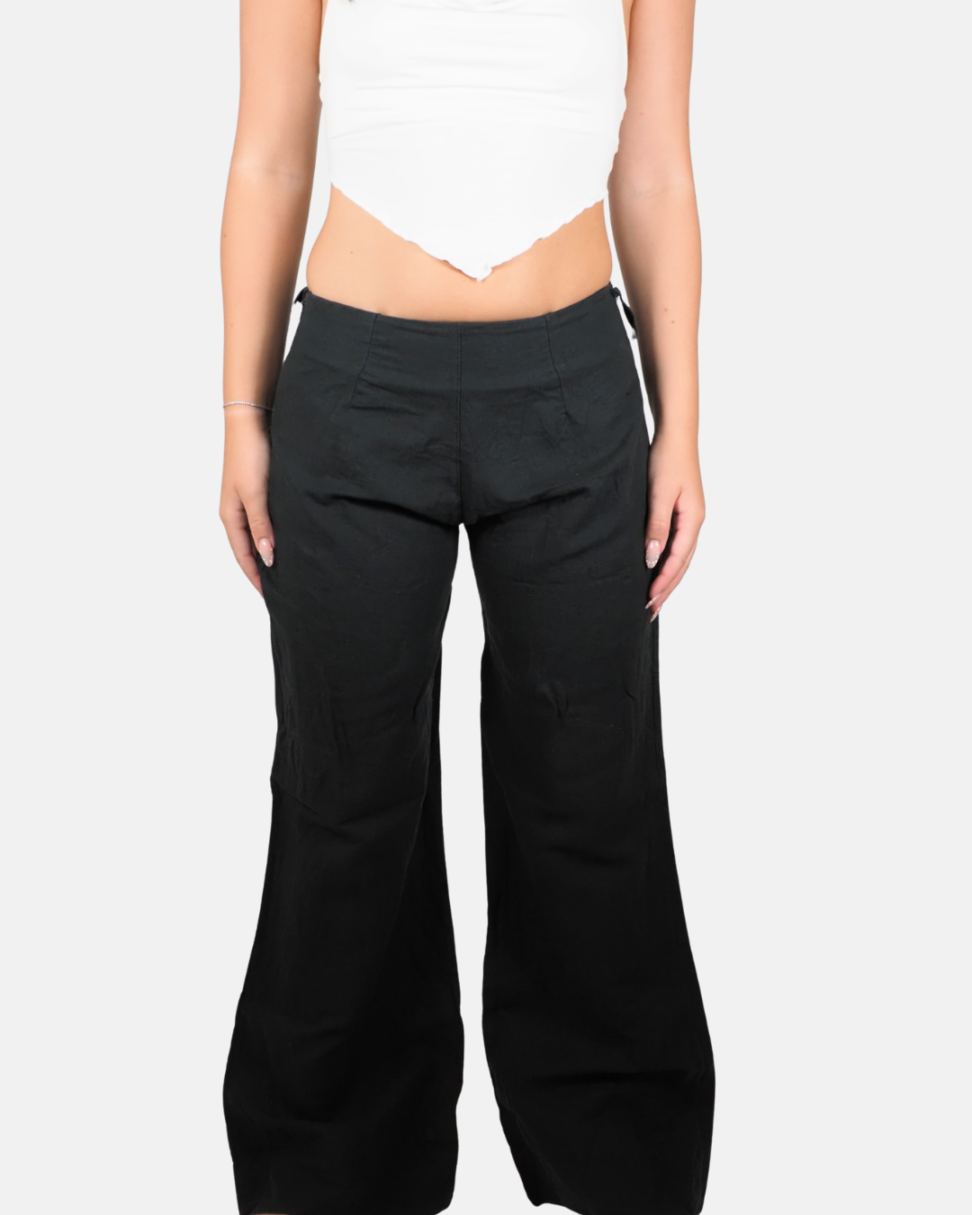 Black Wide Leg Trousers