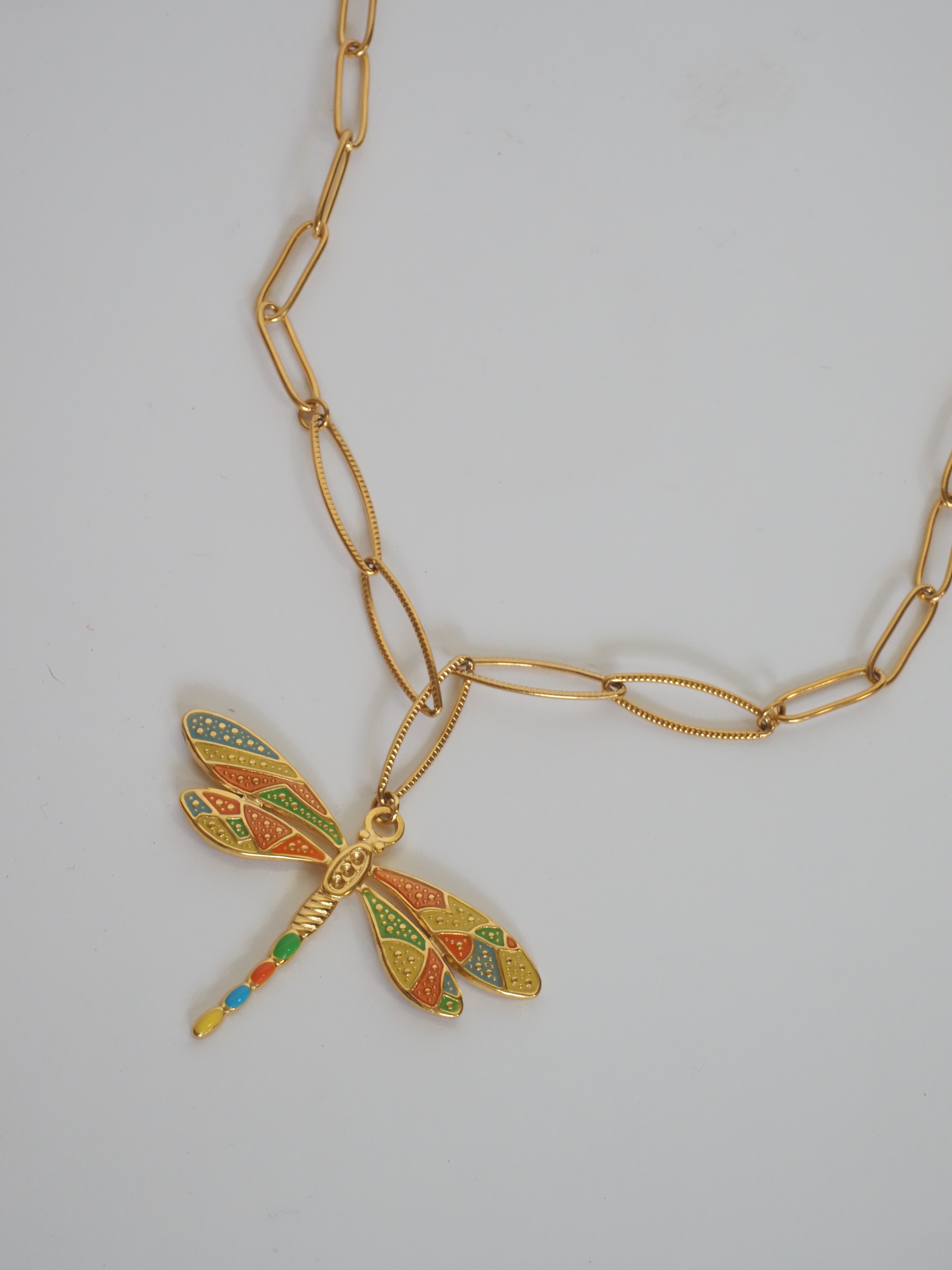 The Fawn Dragonfly Necklace