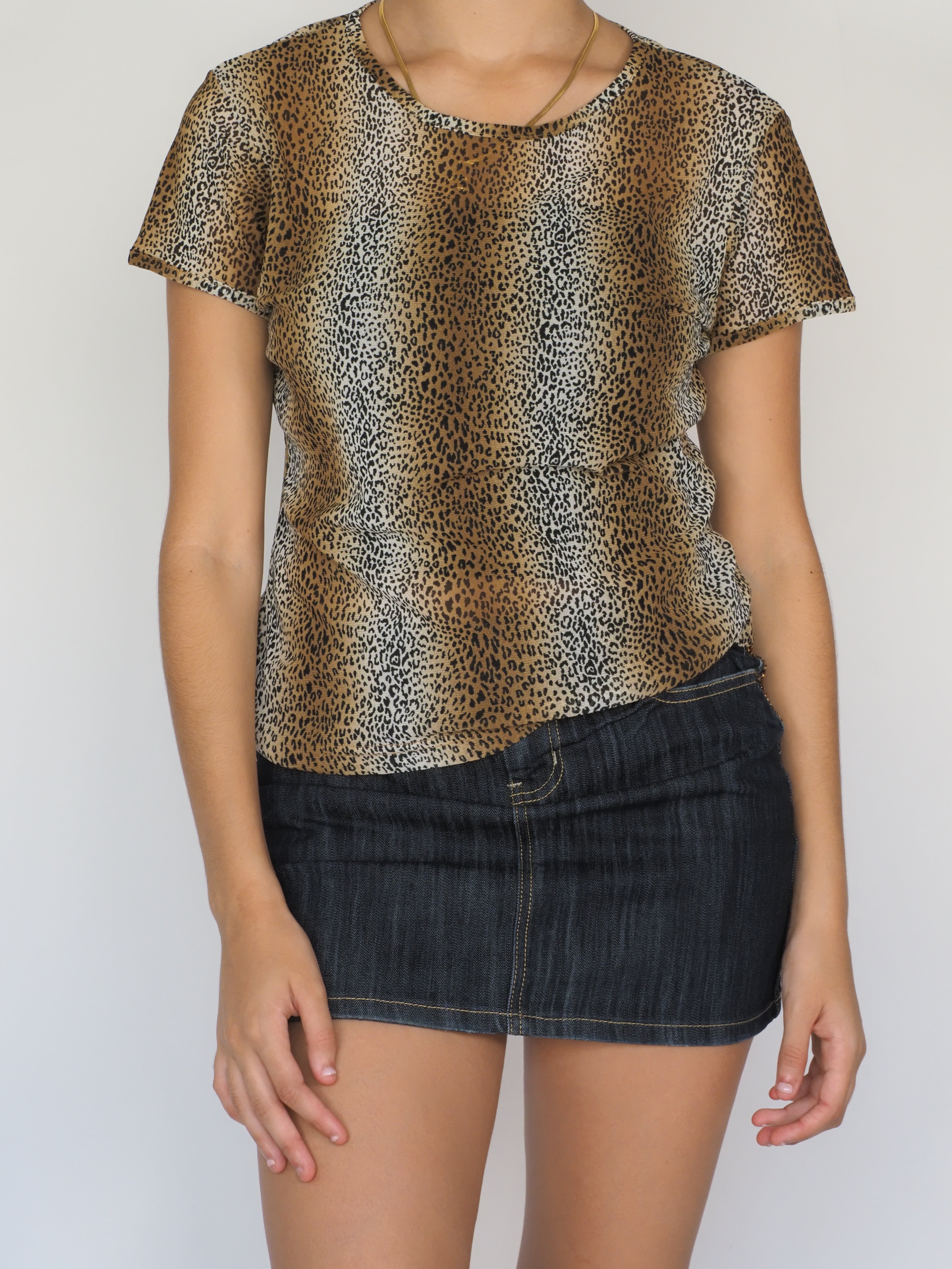 Classic Leopard Print Stretch Top – Yoors