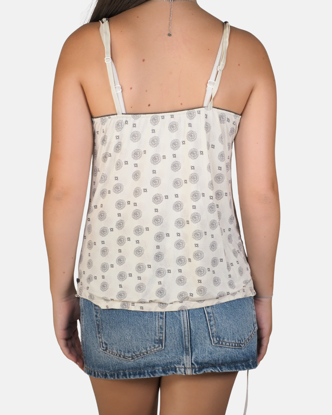 Ivory Medallion Print Cami Top