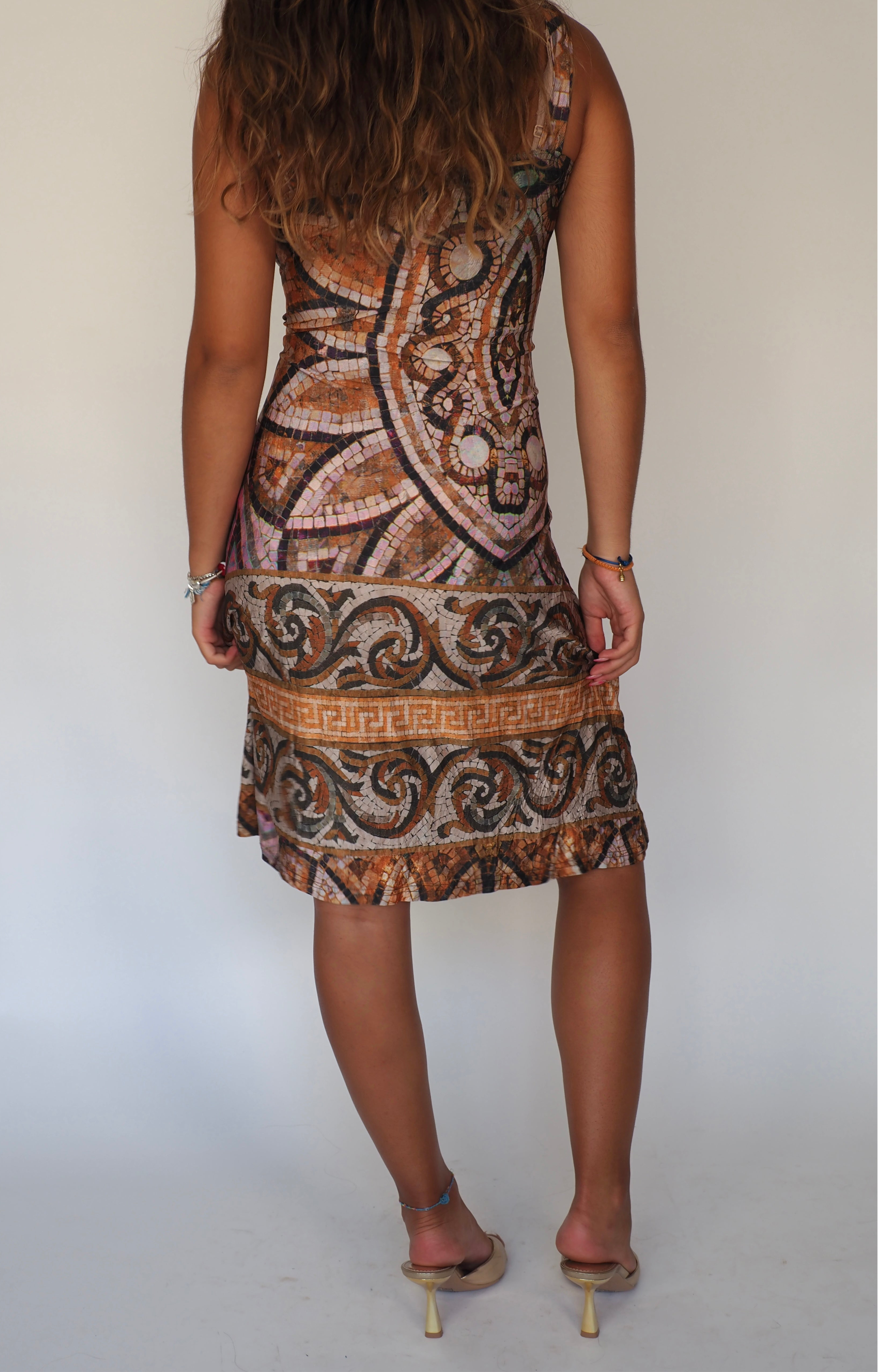 Y2K Mosaic Bodycon Midi – By Tramontana