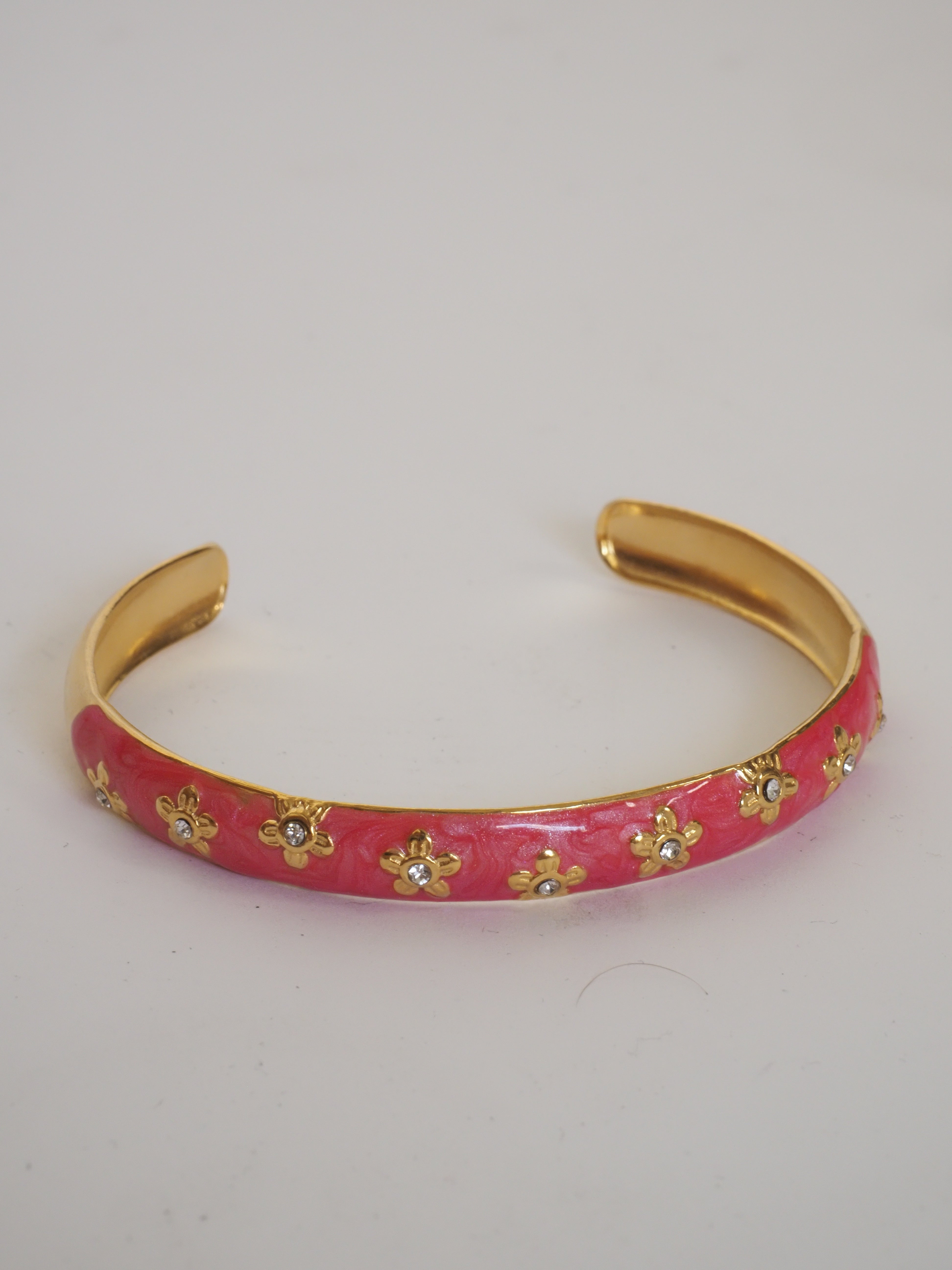 Blossom Pink Flower Bangle