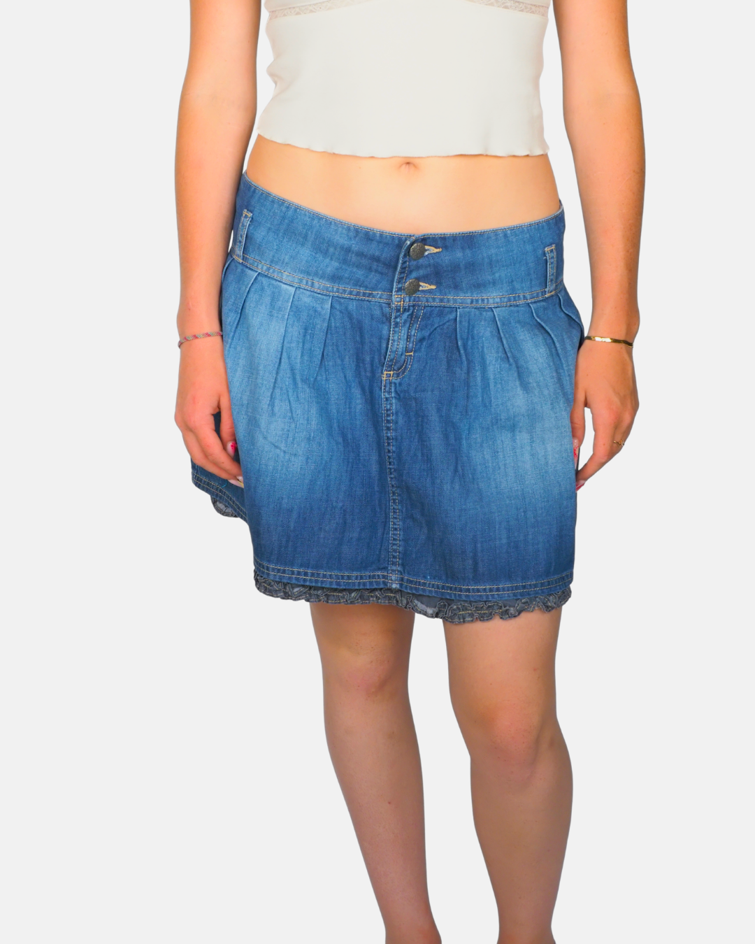 United Colors of Benetton Denim Mini Skirt