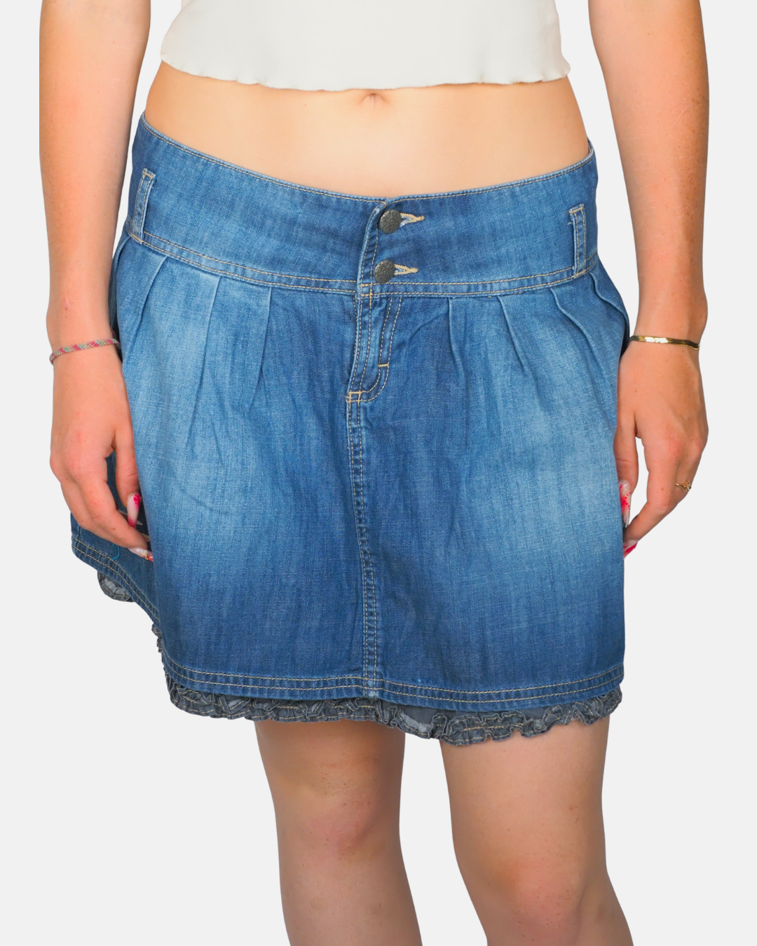 United Colors of Benetton Denim Mini Skirt