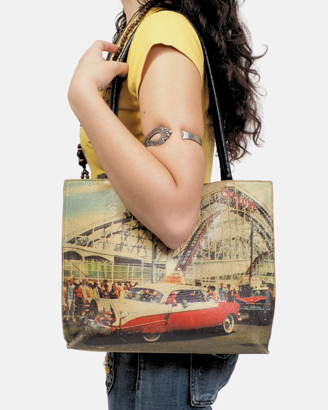 Y2K Coney Island Cyclone Graphic Bag