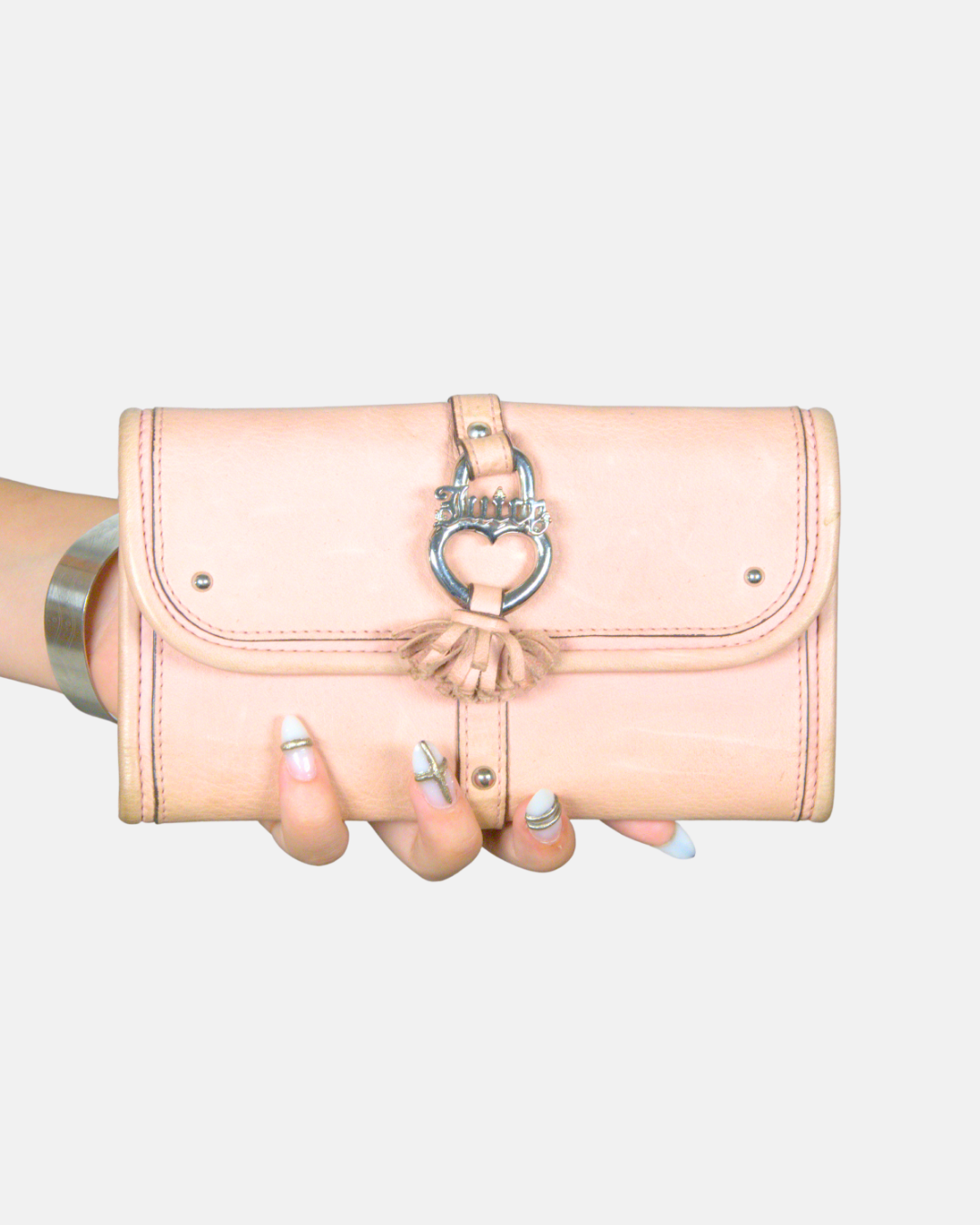 Juicy Couture Heart Charm Leather Wallet