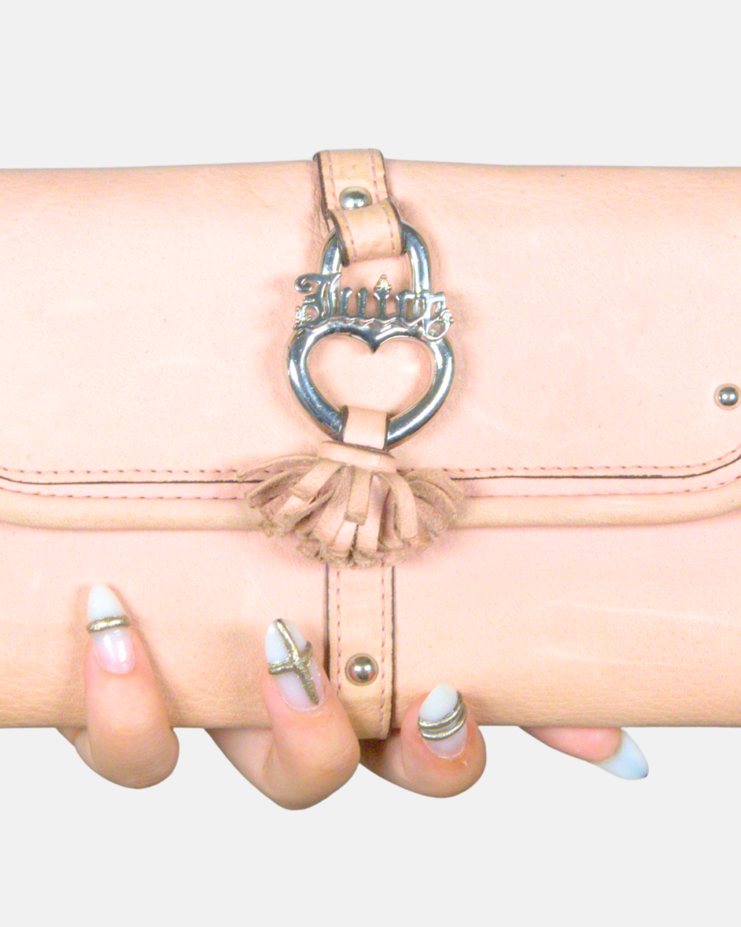 Juicy Couture Heart Charm Leather Wallet
