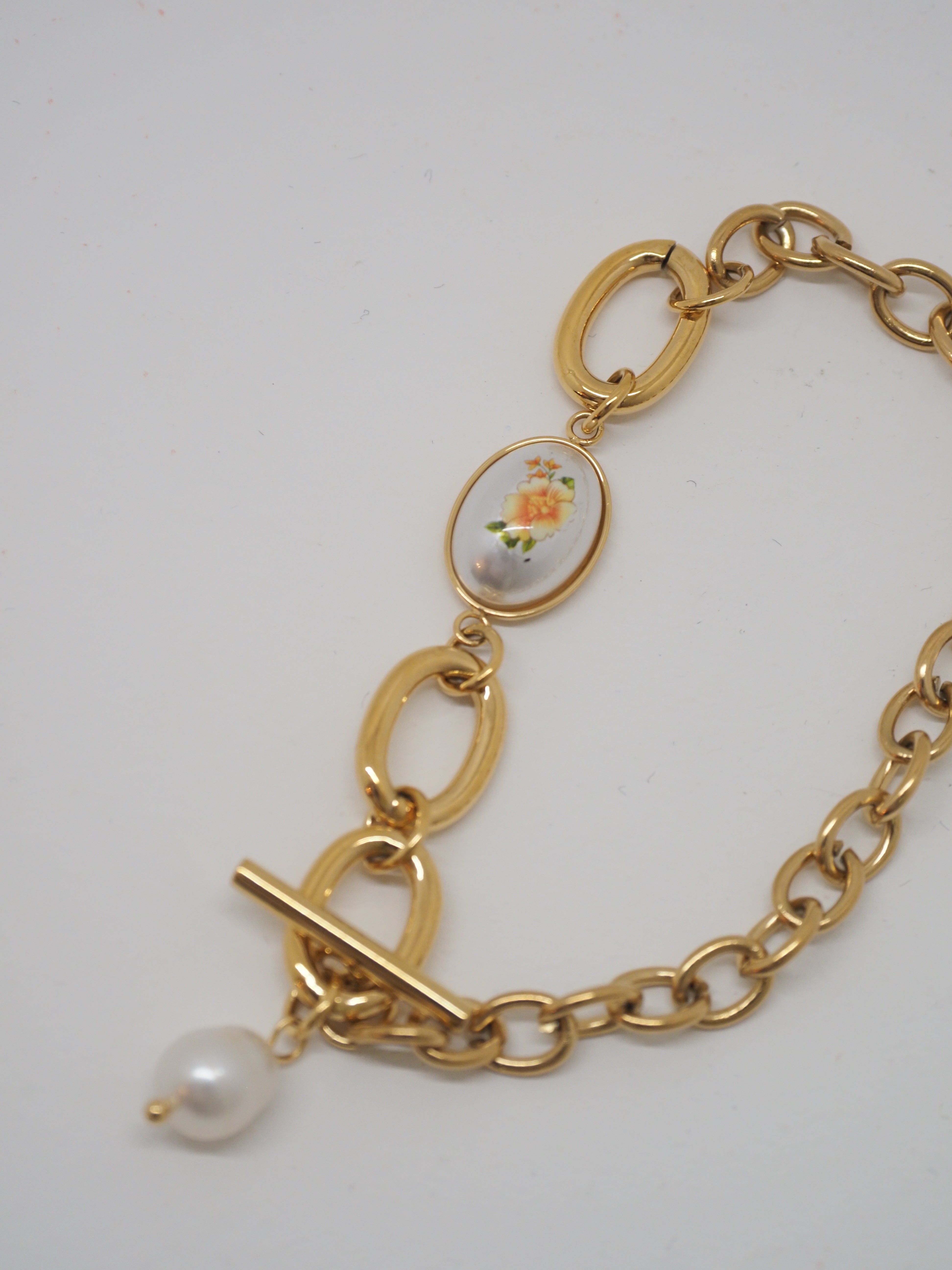 Cirella Floral Chain Bracelet