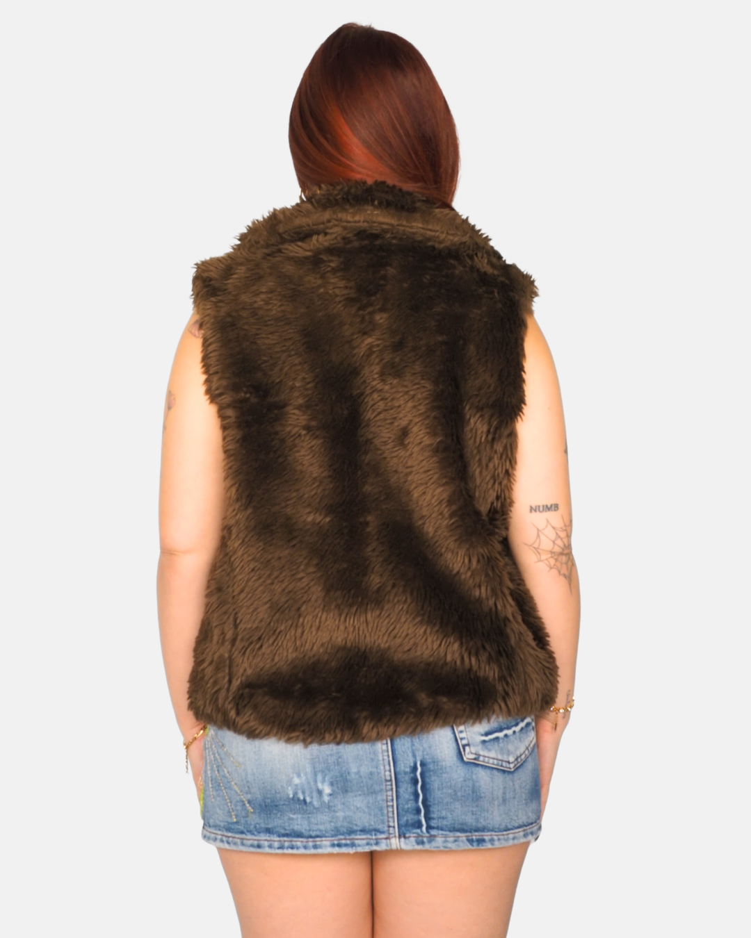 Faux Fur Zip Gilet – Bash