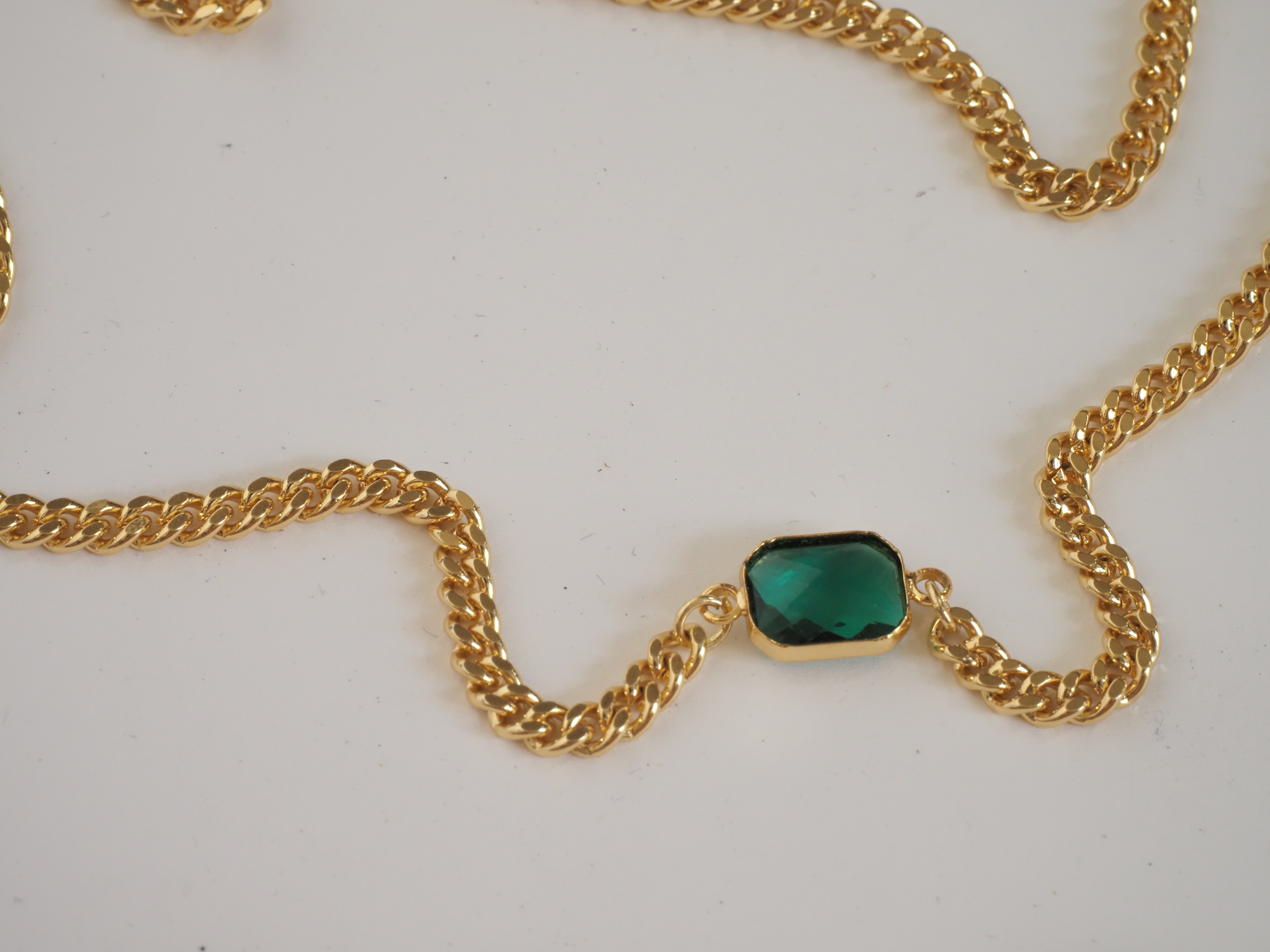 The Amethyst Necklace in Gold