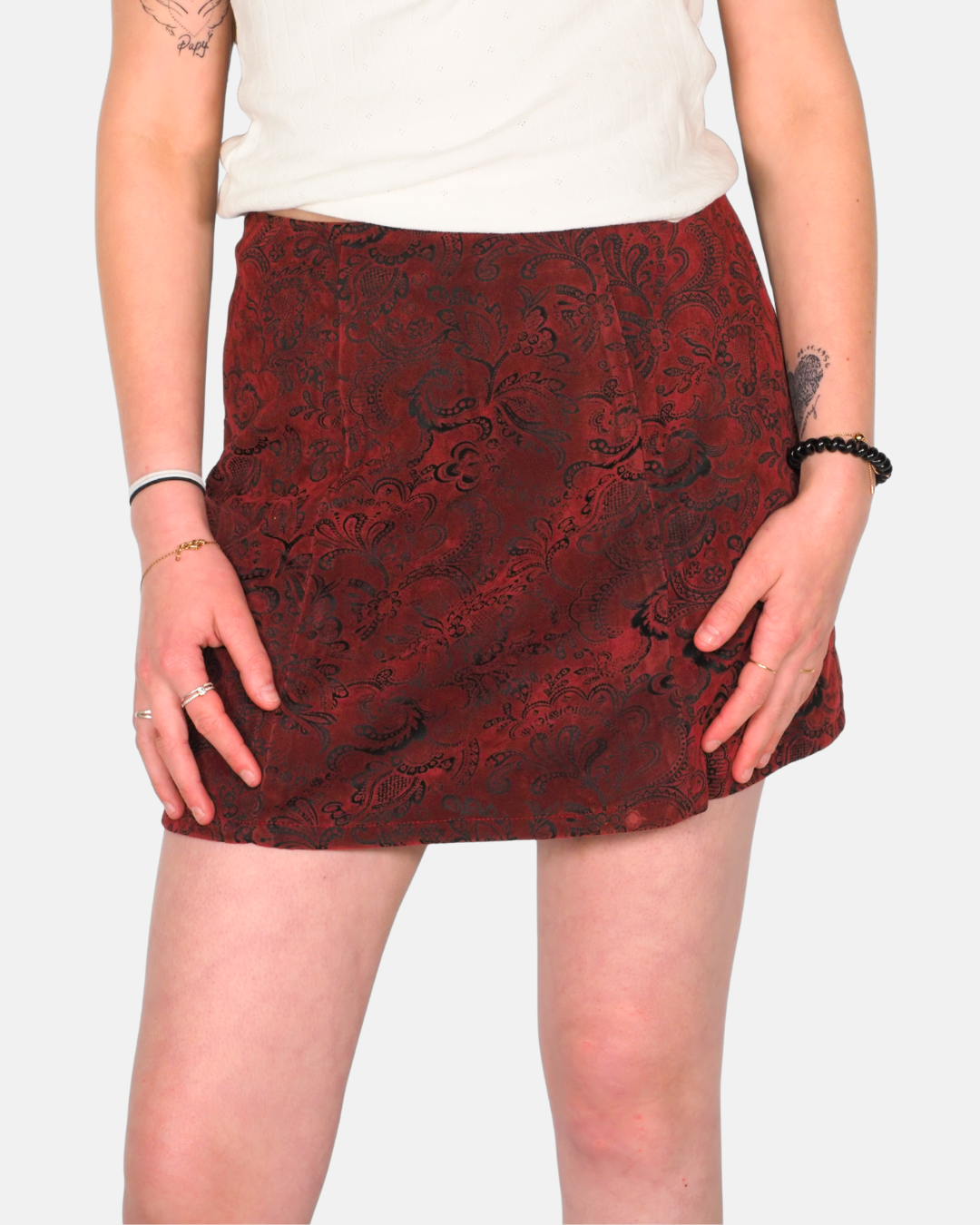 Y2K Paisley Mini Skirt – Romans