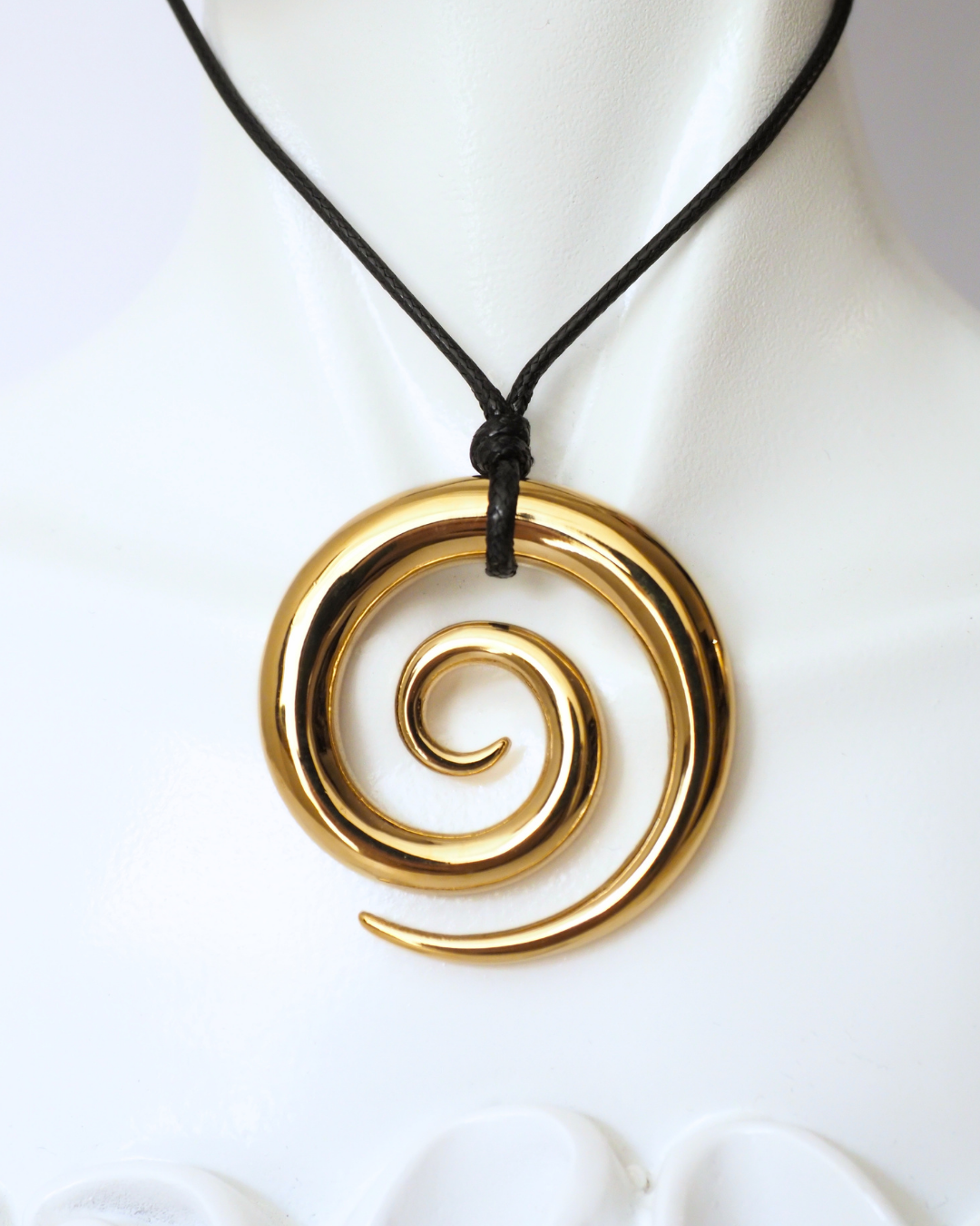 The Tidal Moon Spiral Necklace