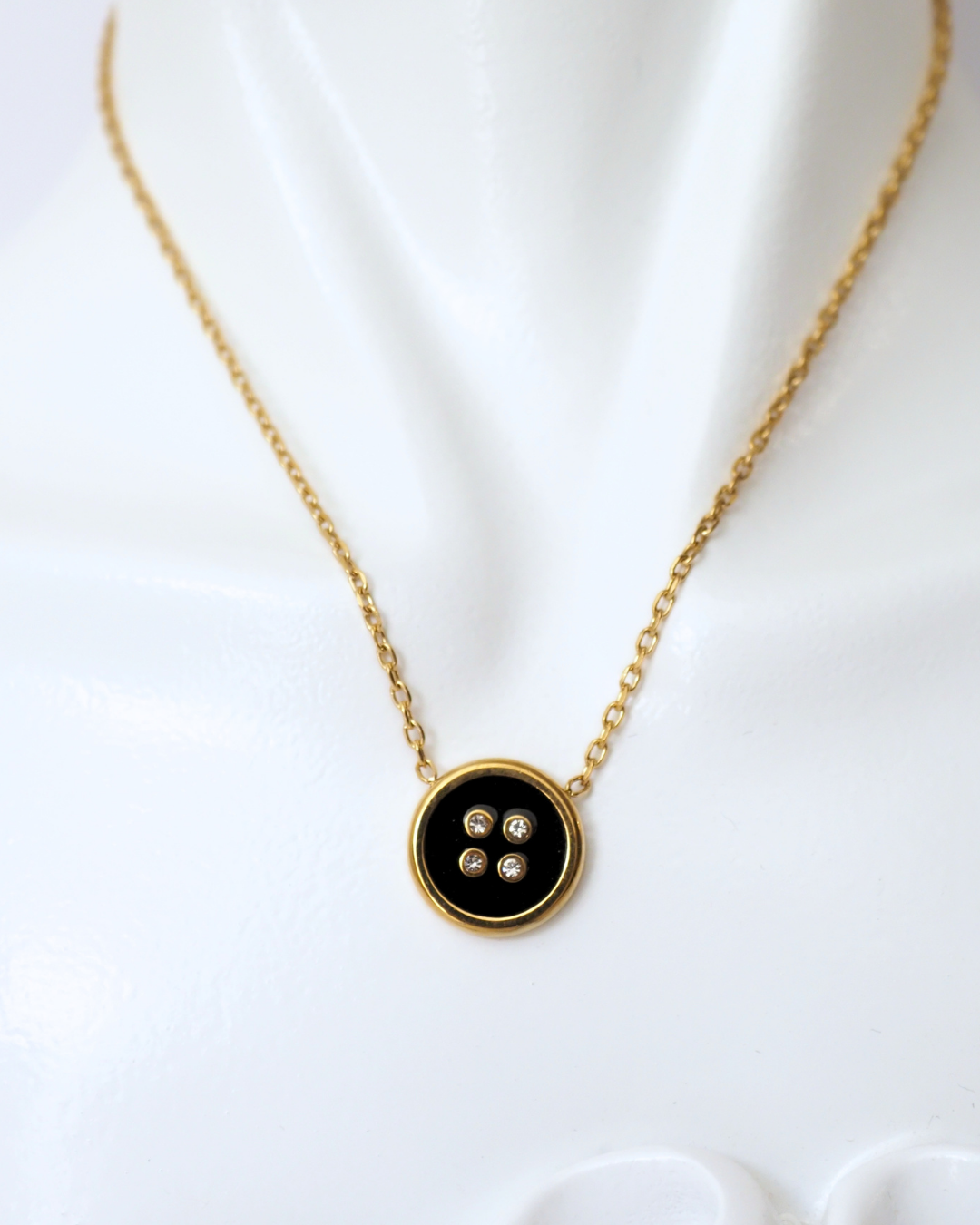The Bowie Button Necklace