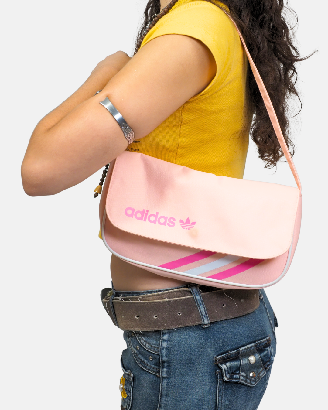 Adidas Originals Vintage Pink Trefoil Shoulder Bag