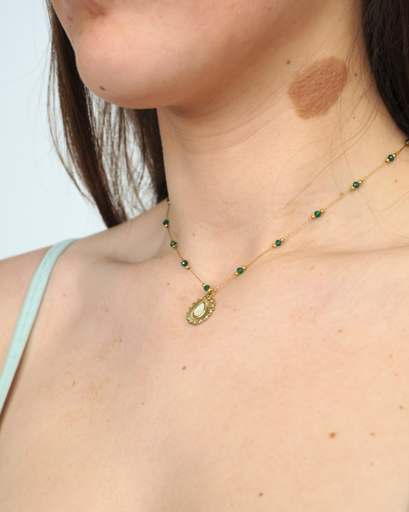 The Nixie Necklace in Gold