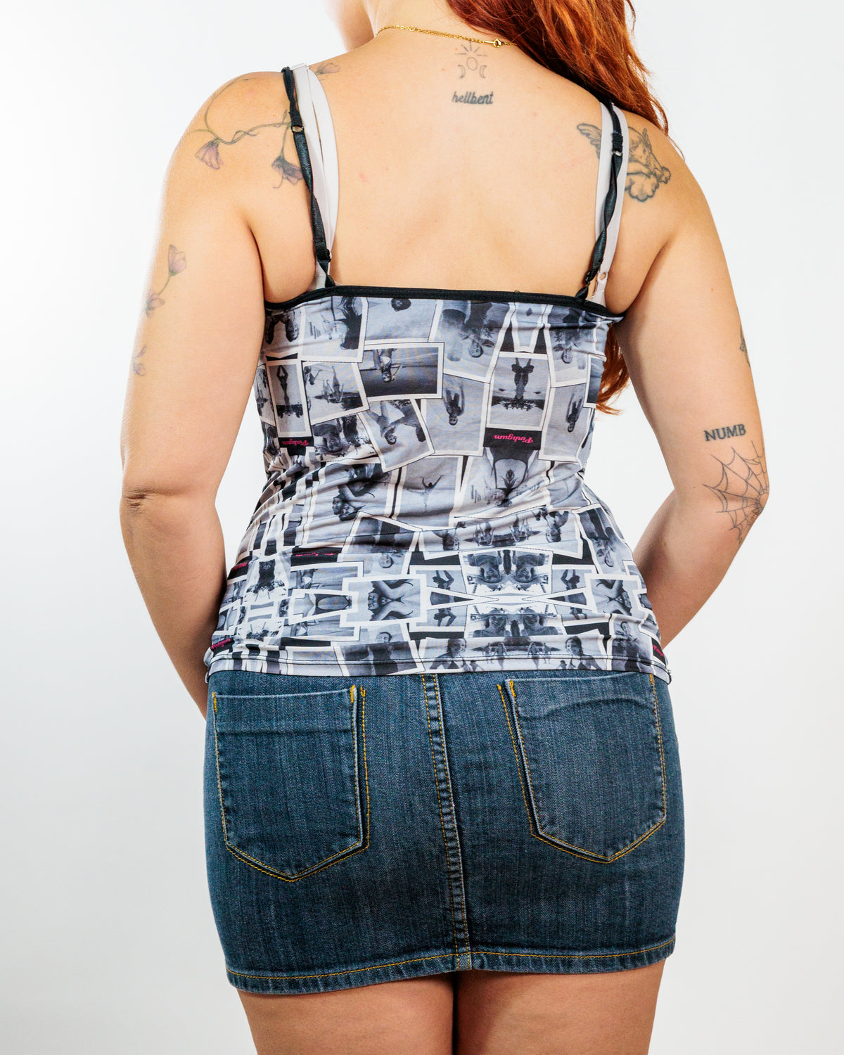 Black & White Photo Collage Camisole
