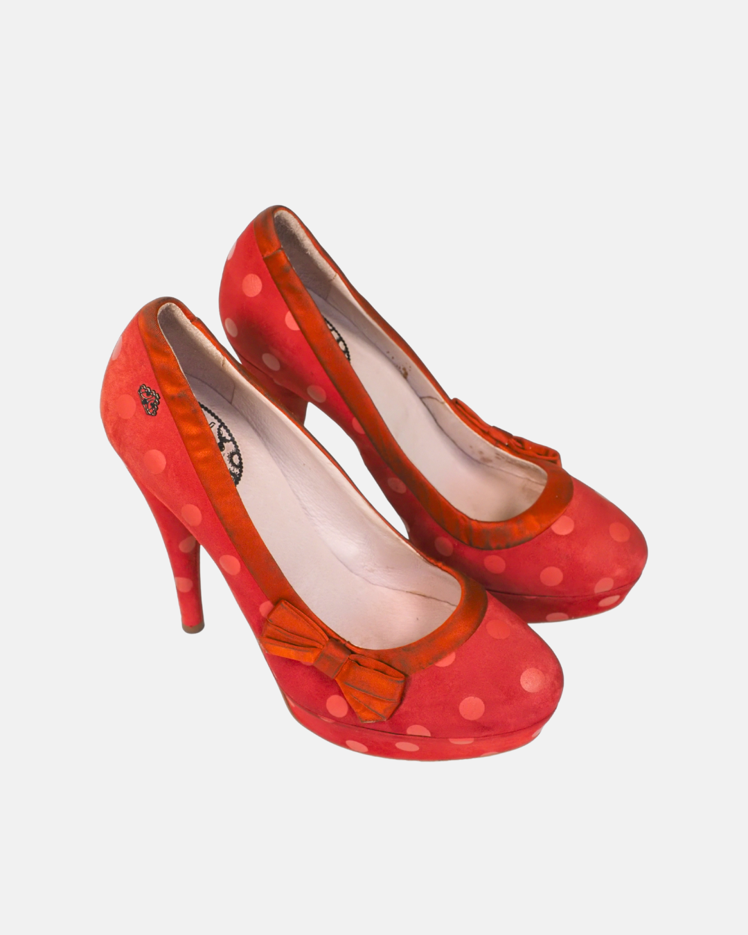 Coquette Polka Dot Platform Pumps