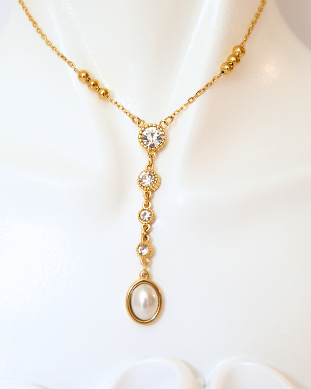 The Angel Pearl Drop Necklace