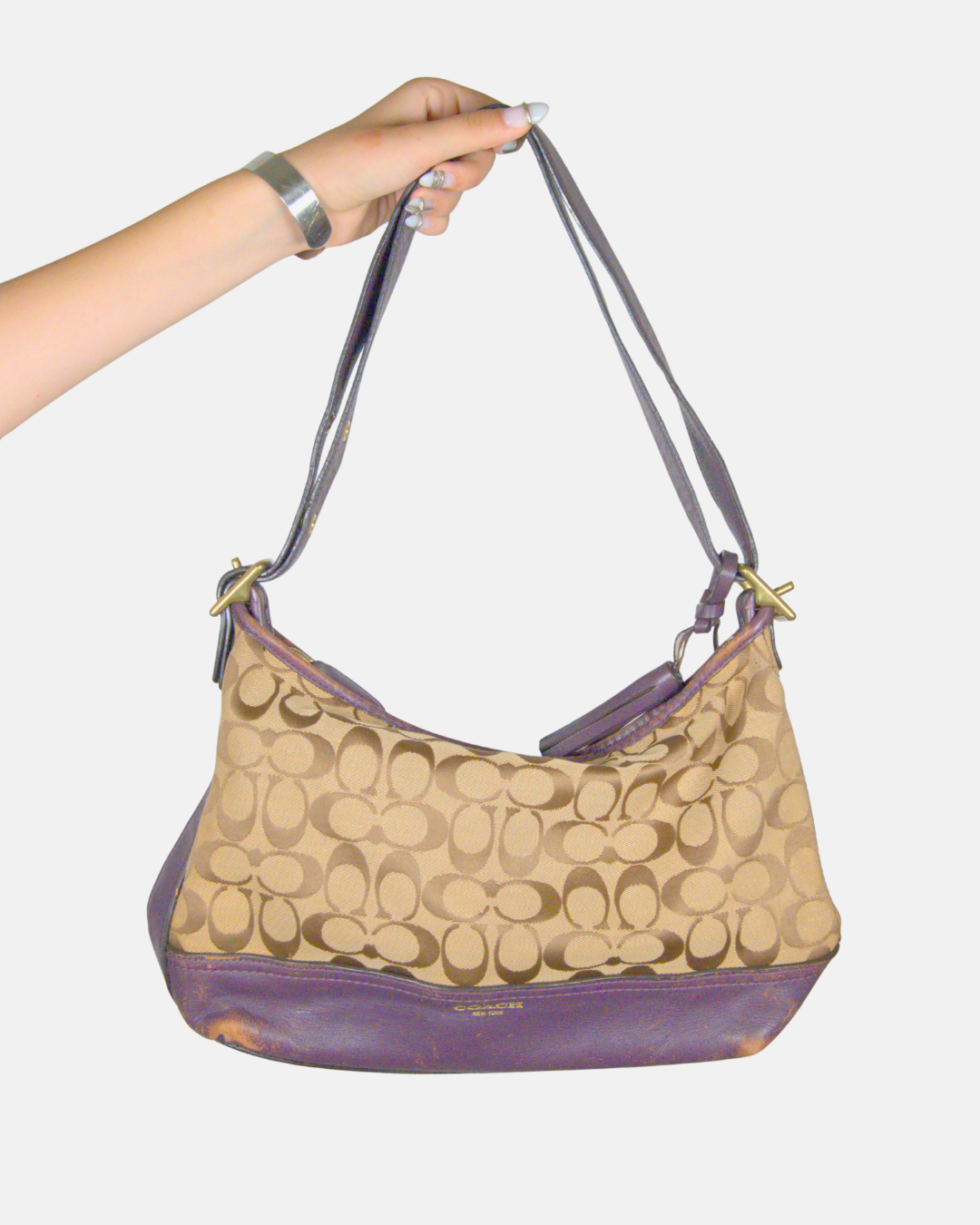 Coach Signature Canvas Shoulder Bag