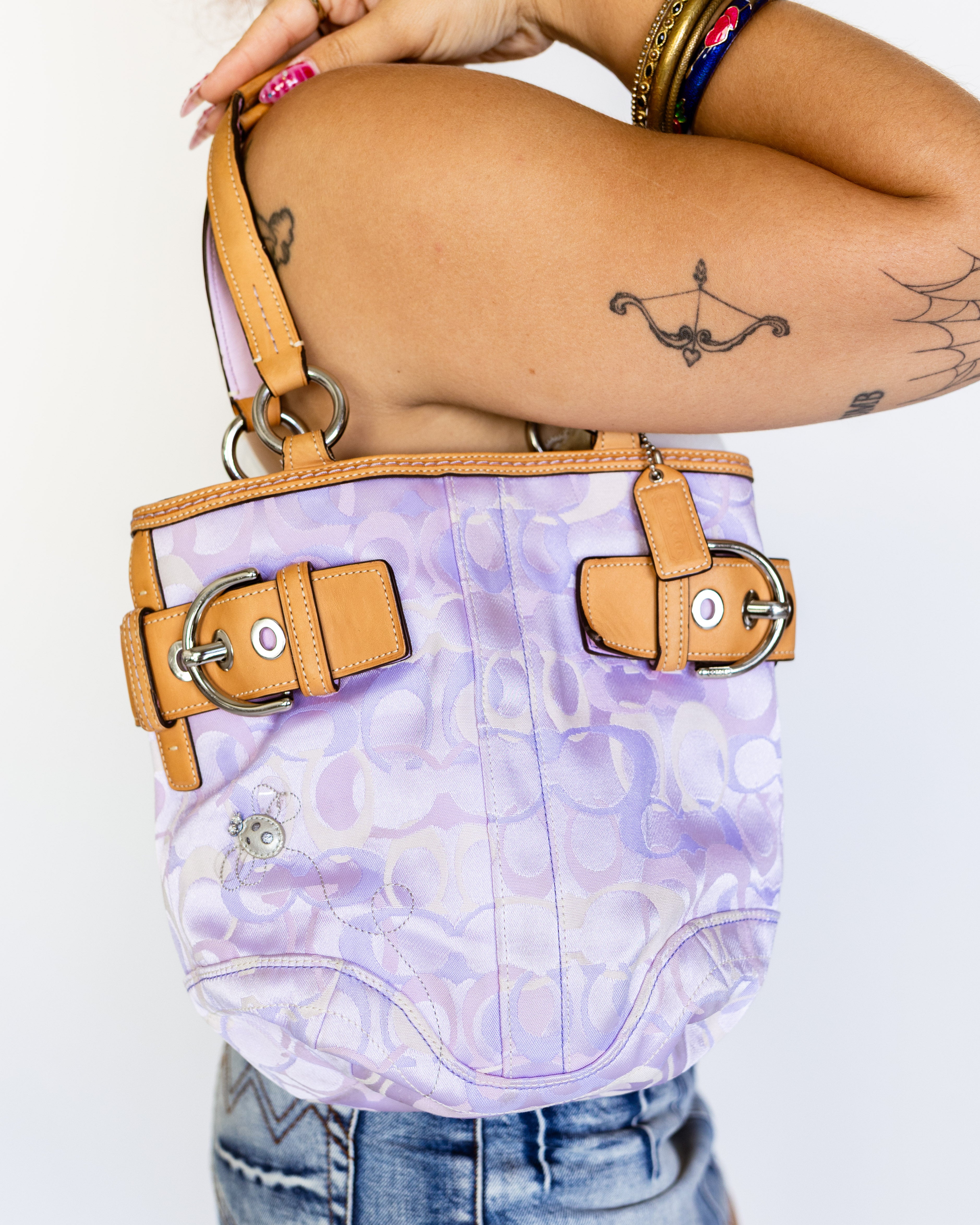 Lavender Buckle Hobo Bag – Coach
