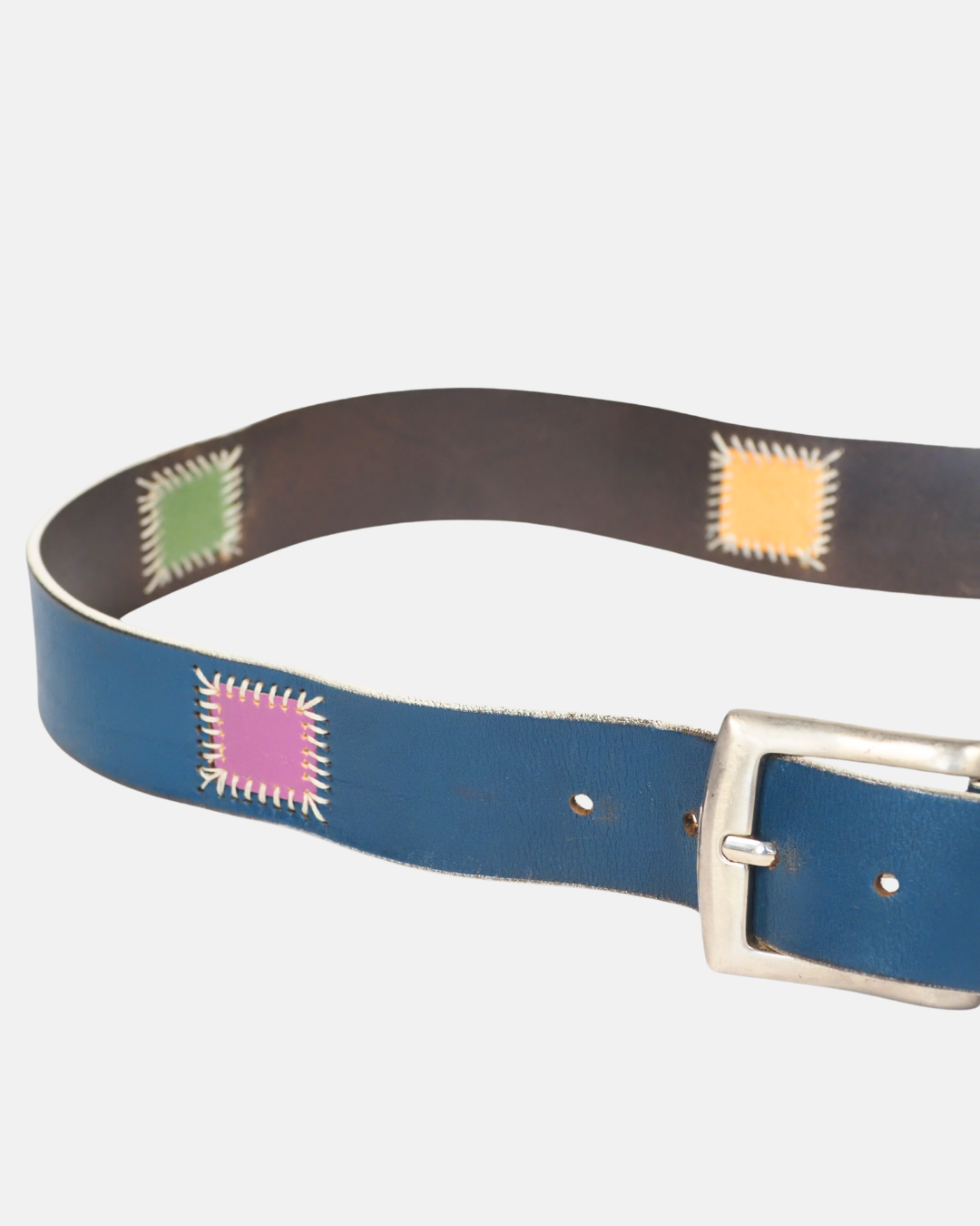 Y2K Patch Detail Waist Belt