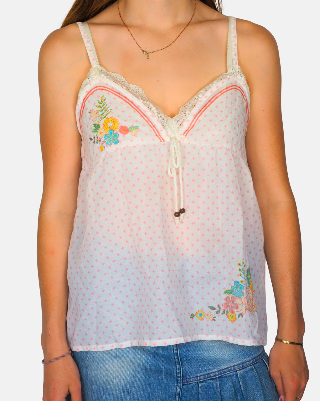 Épate Floral Lace Cami Top