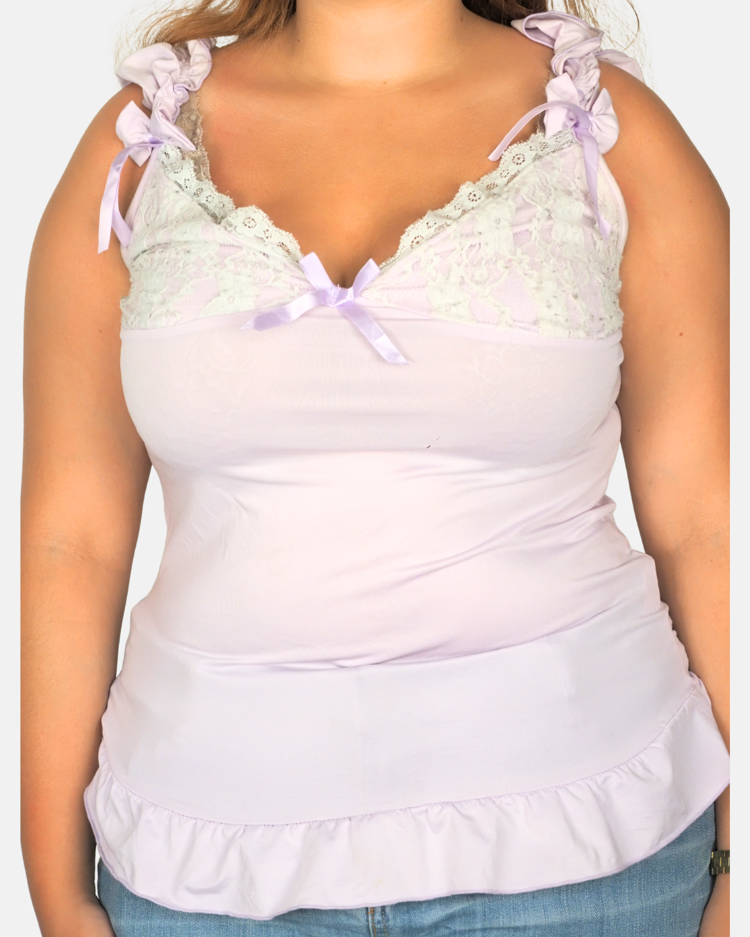 Rooche Relaxing Lilac Lace Cami